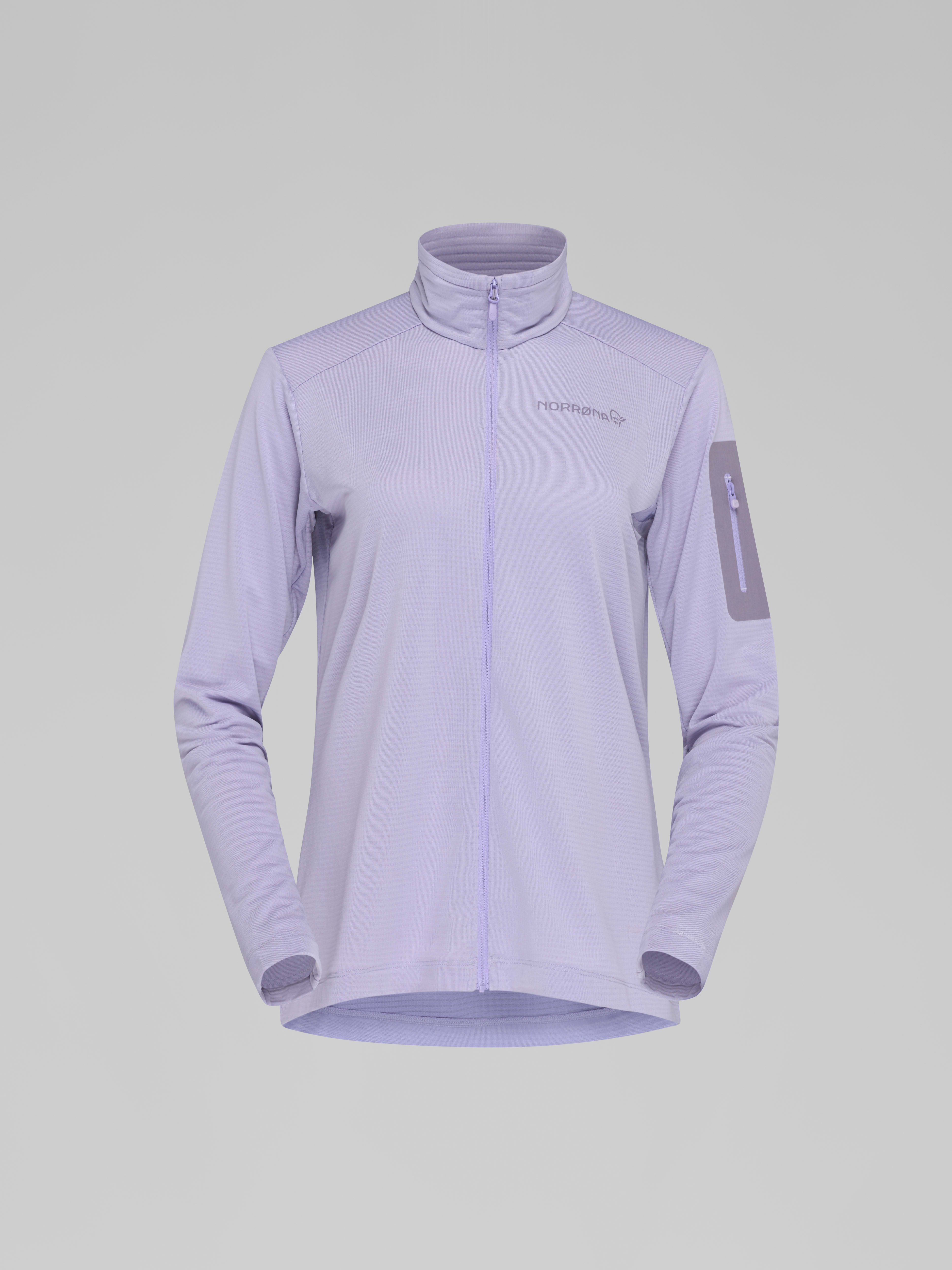 Packshot front image of falketind warm1 Jacket Heirloom Lilac/Purple Sage