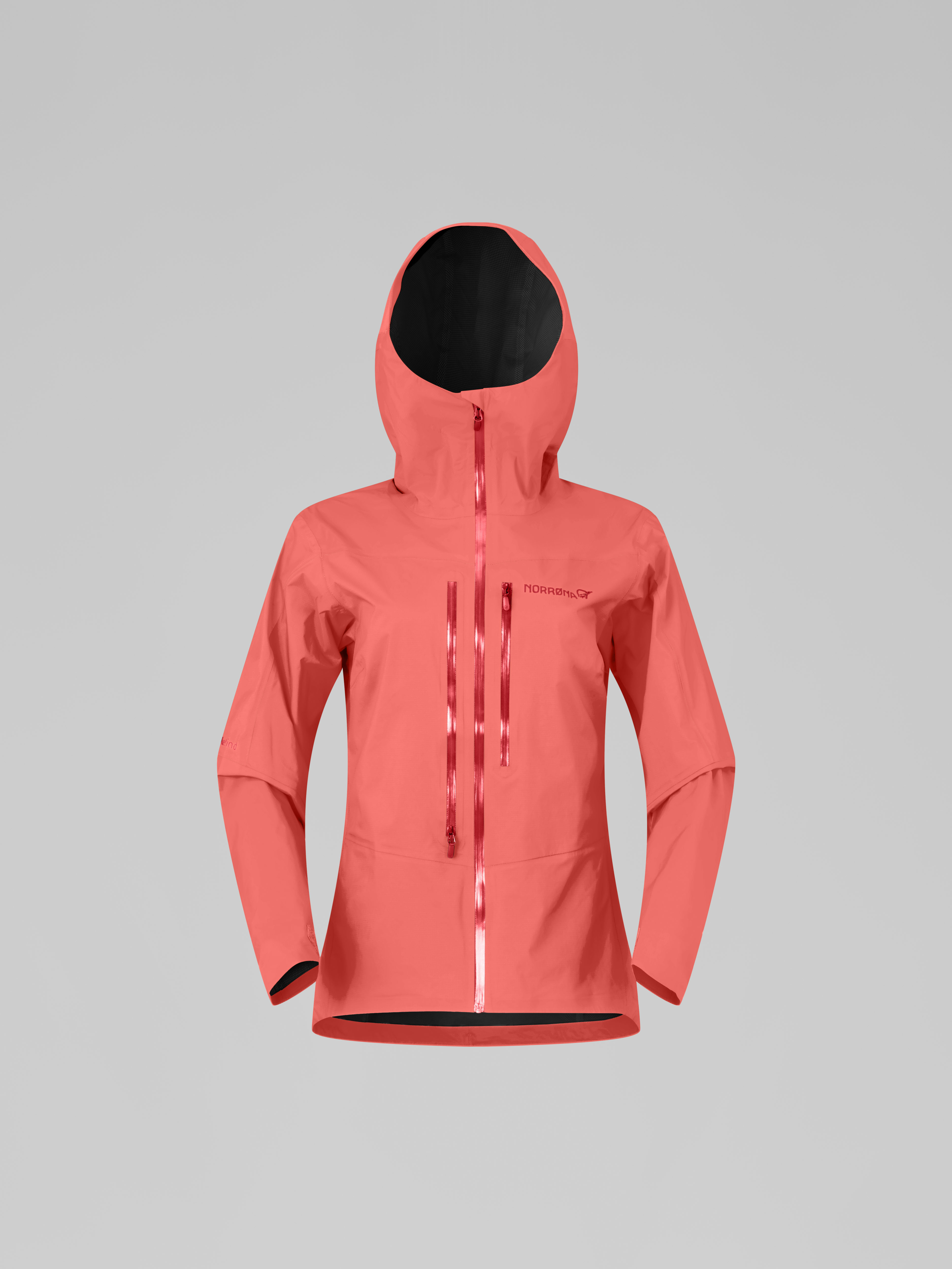 Packshot front image of falketind dri1 Jacket Deep Sea Coral