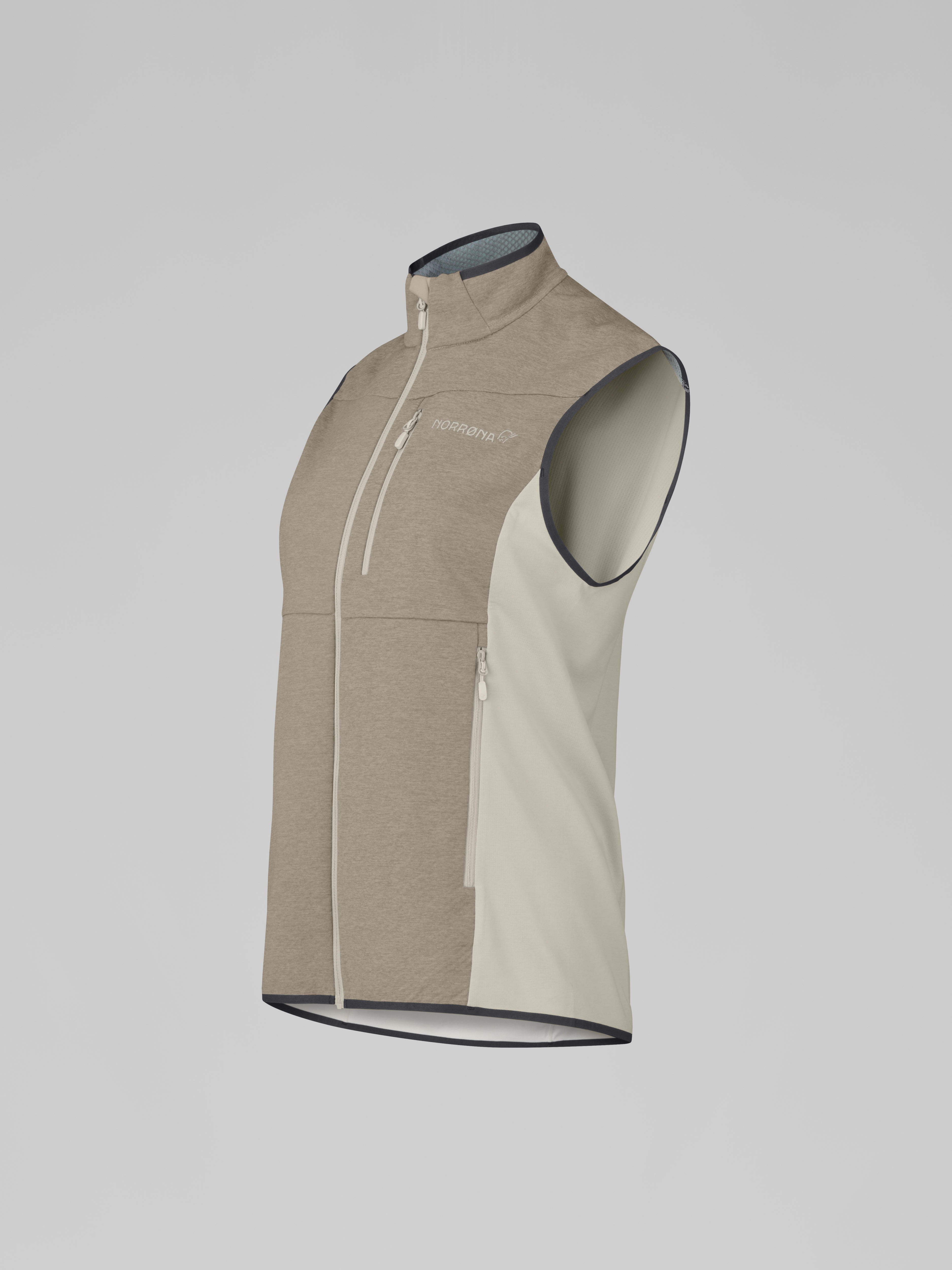 Packshot front left image of falketind warm2 Octa Vest Winter Twig