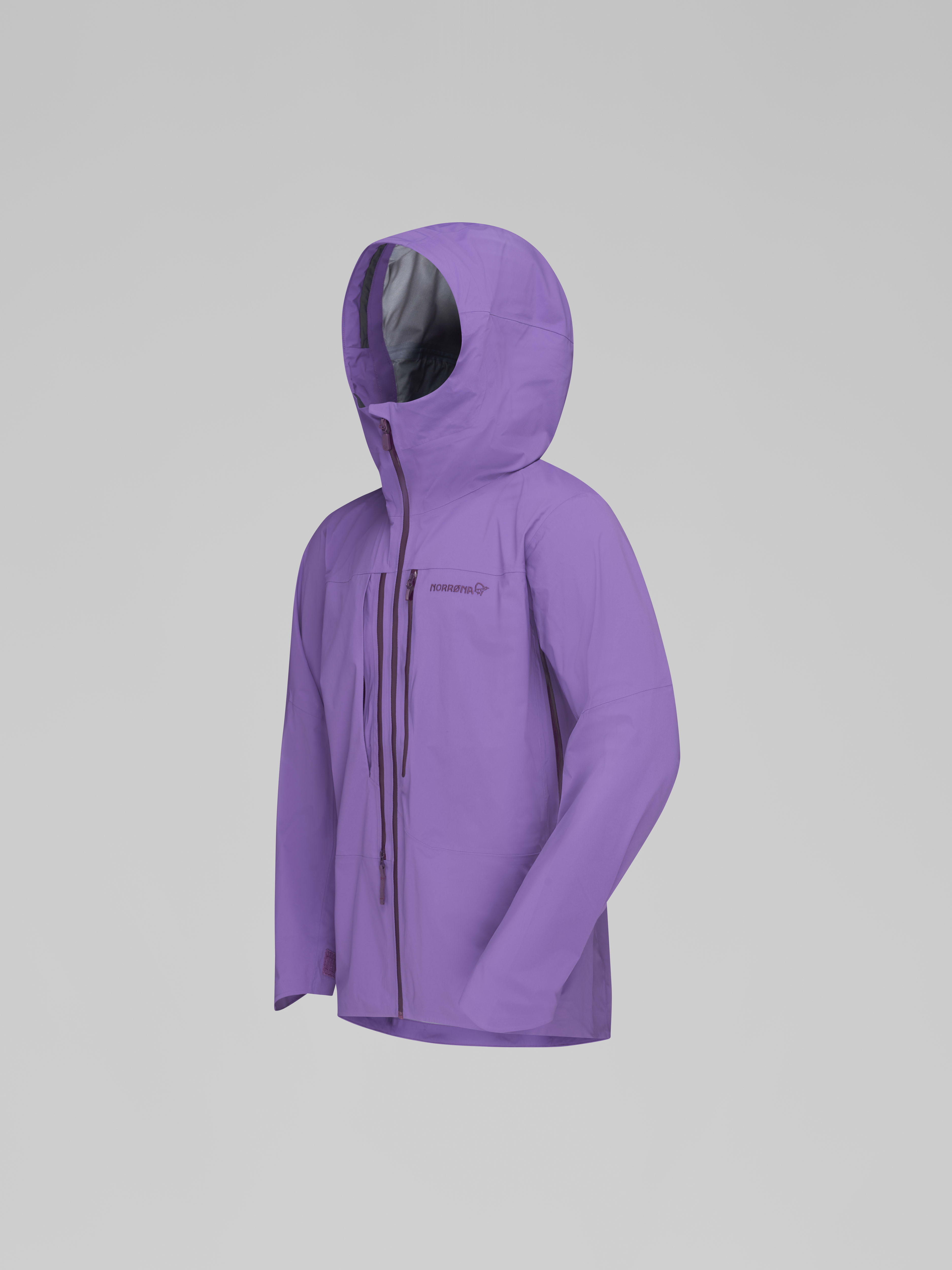 Packshot front left image of lyngen driflex3 Jacket Purple Sapphire