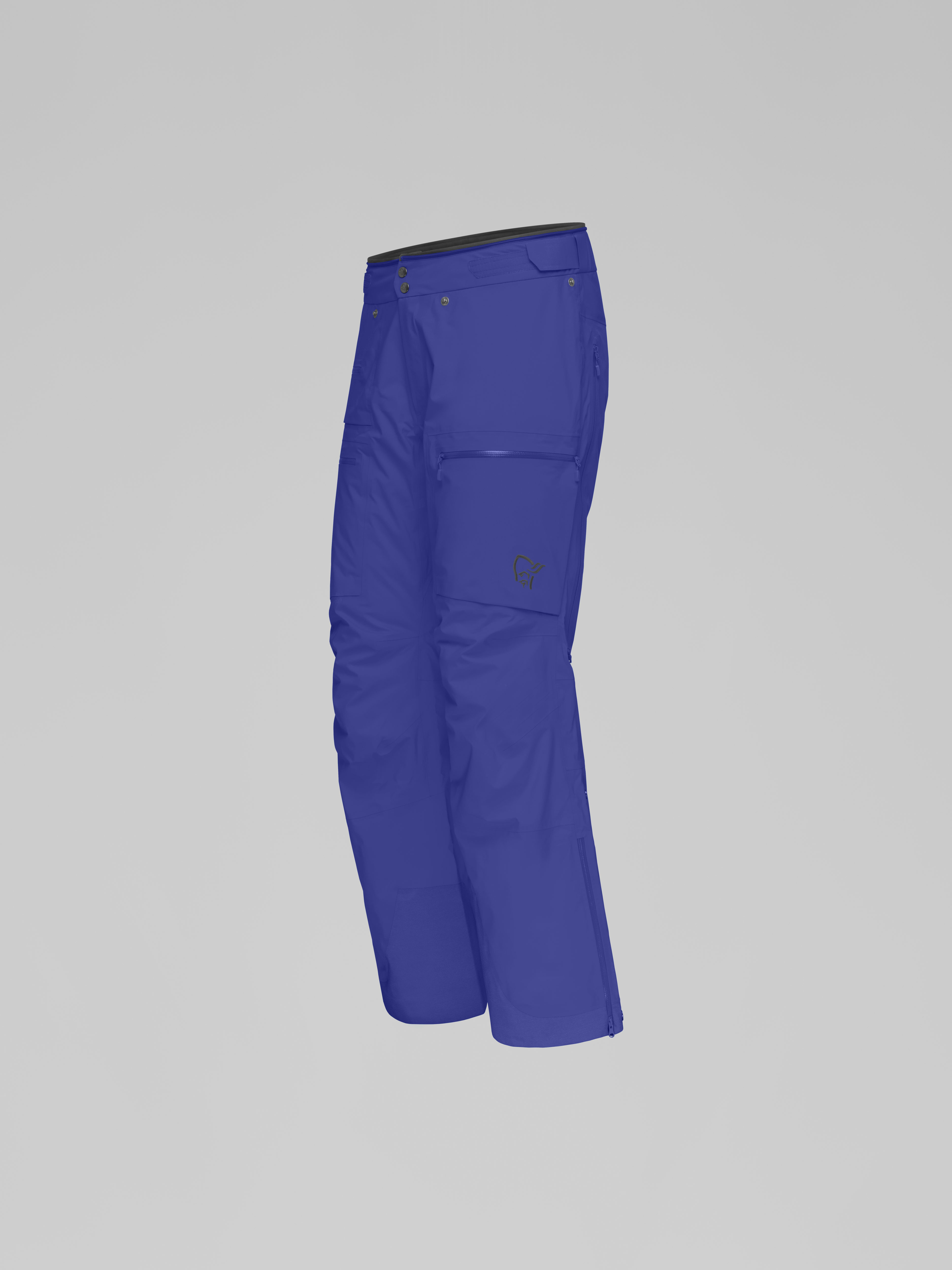 Packshot front left image of lyngen Gore-Tex Pro Pants Royal Blue