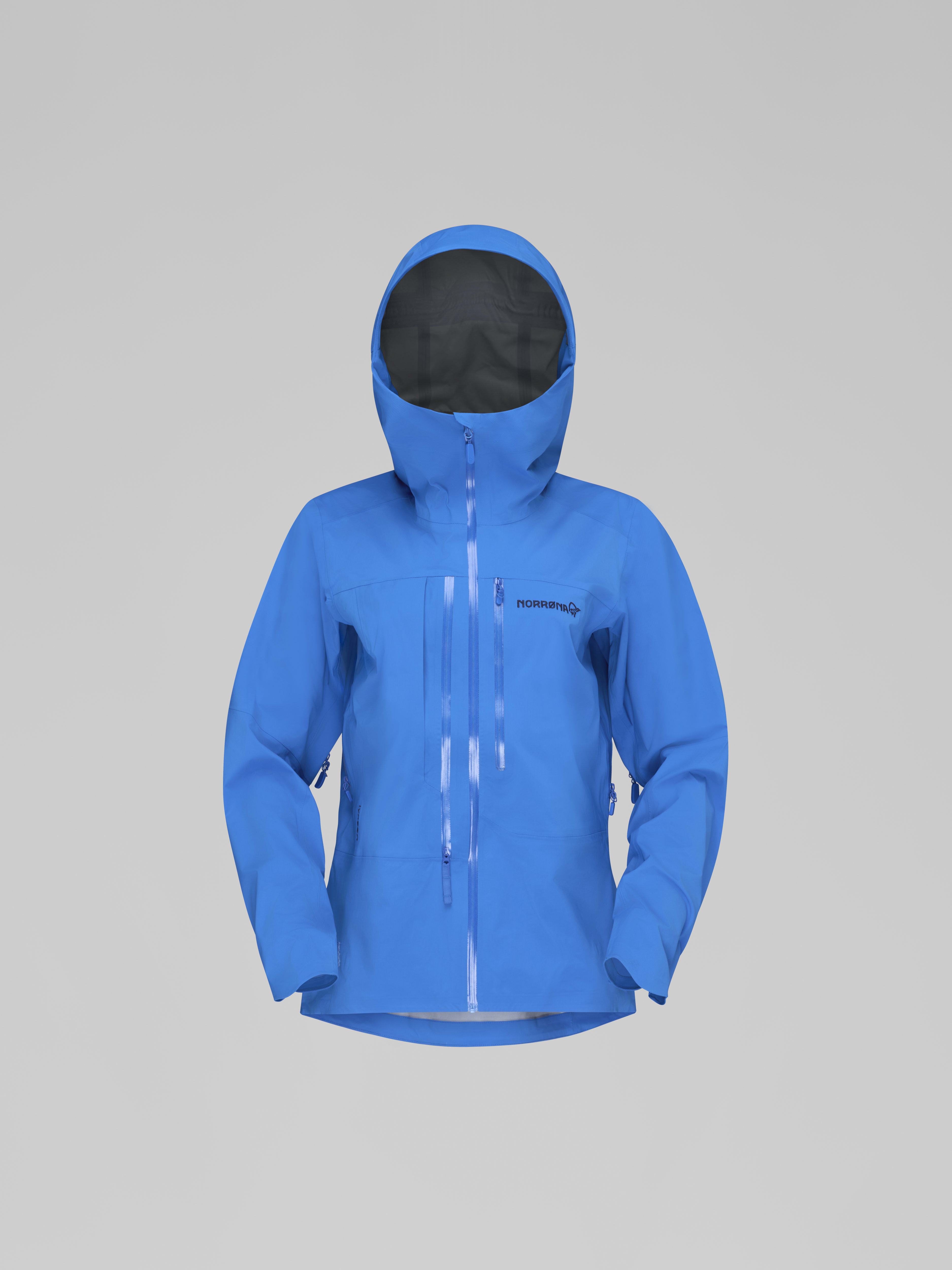 Packshot front image of lyngen driflex3 Jacket Victoria Blue