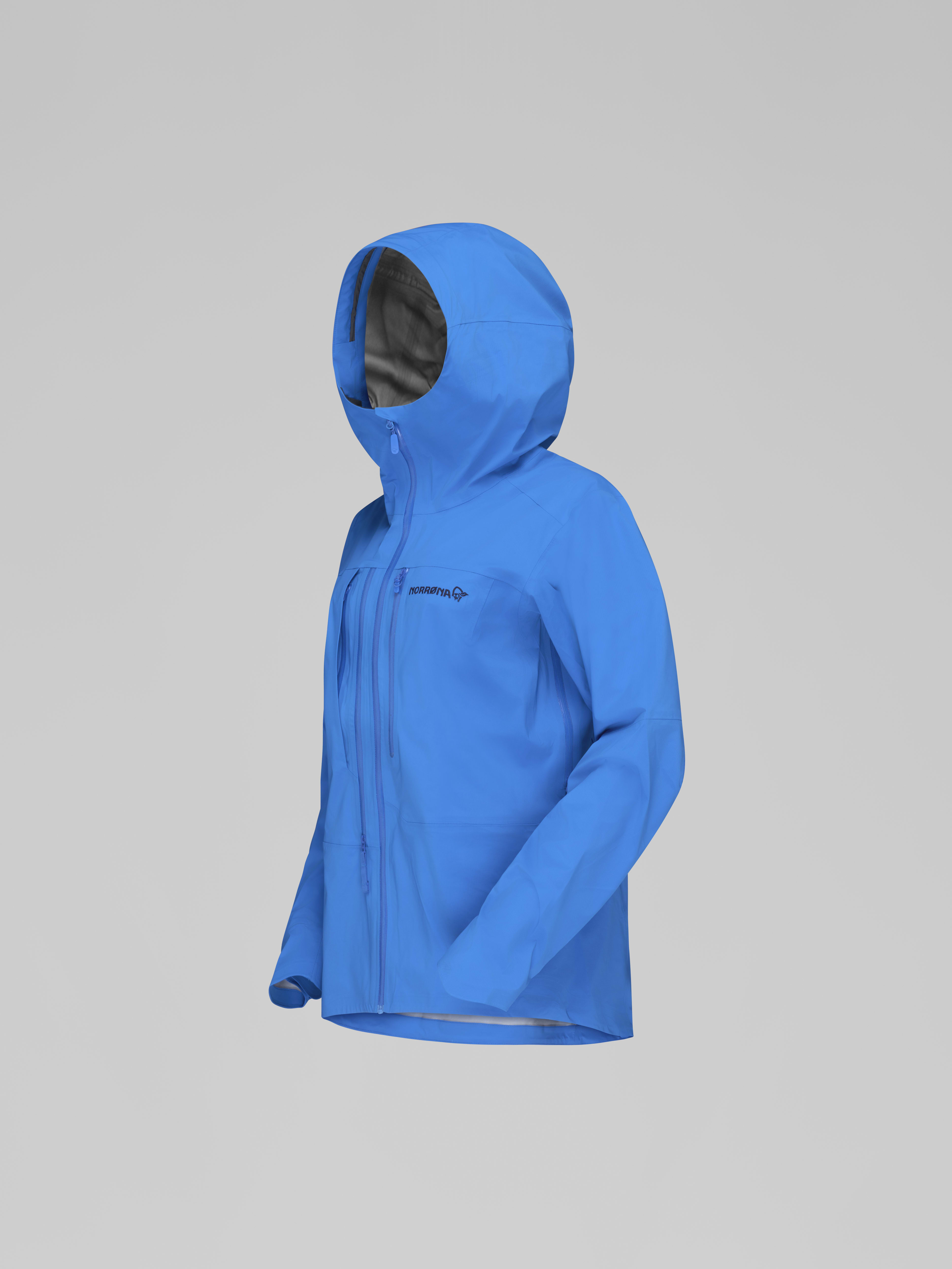 Packshot front left image of lyngen driflex3 Jacket Victoria Blue