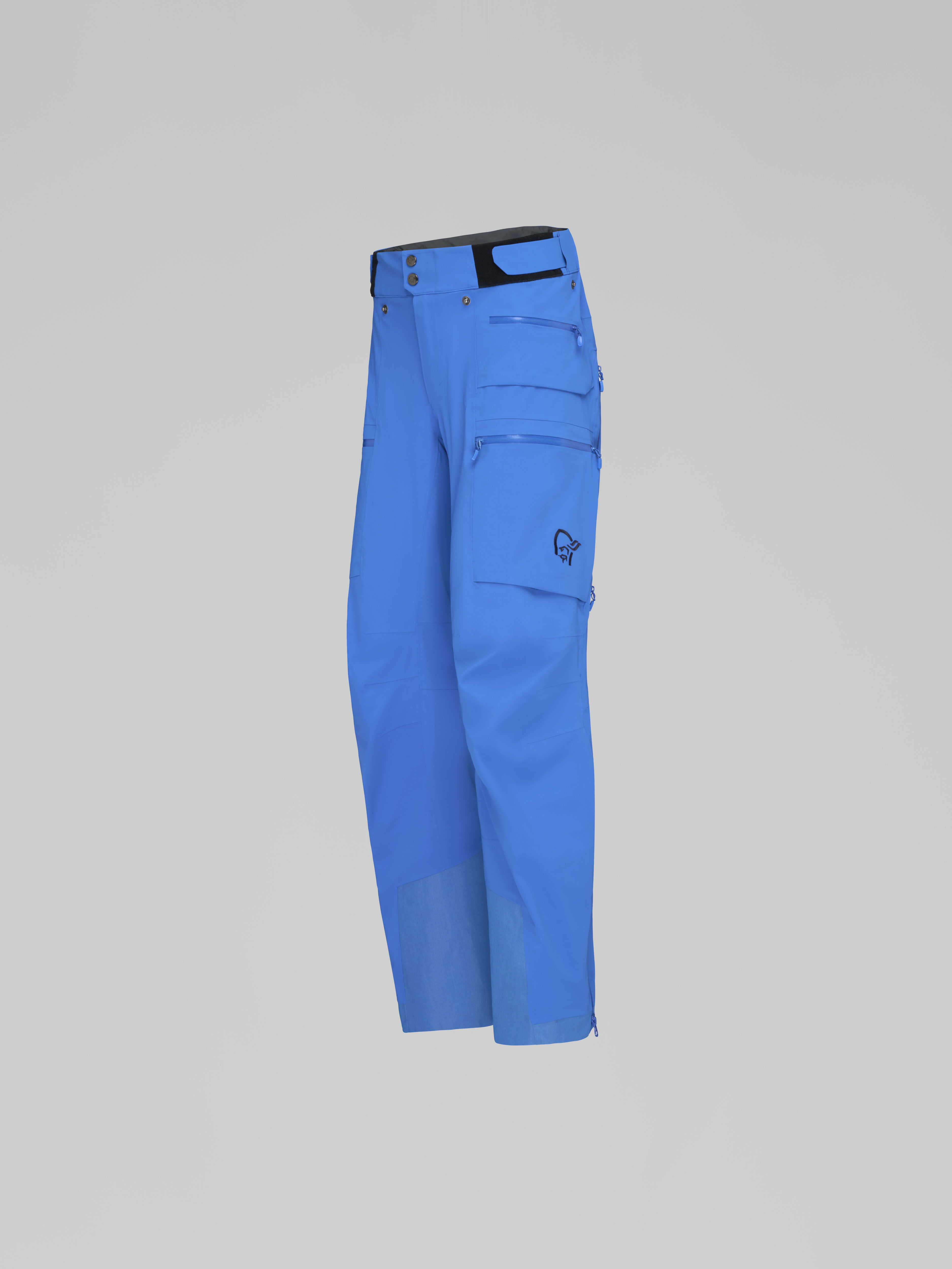 Packshot front left image of lyngen driflex3 Pants Victoria Blue