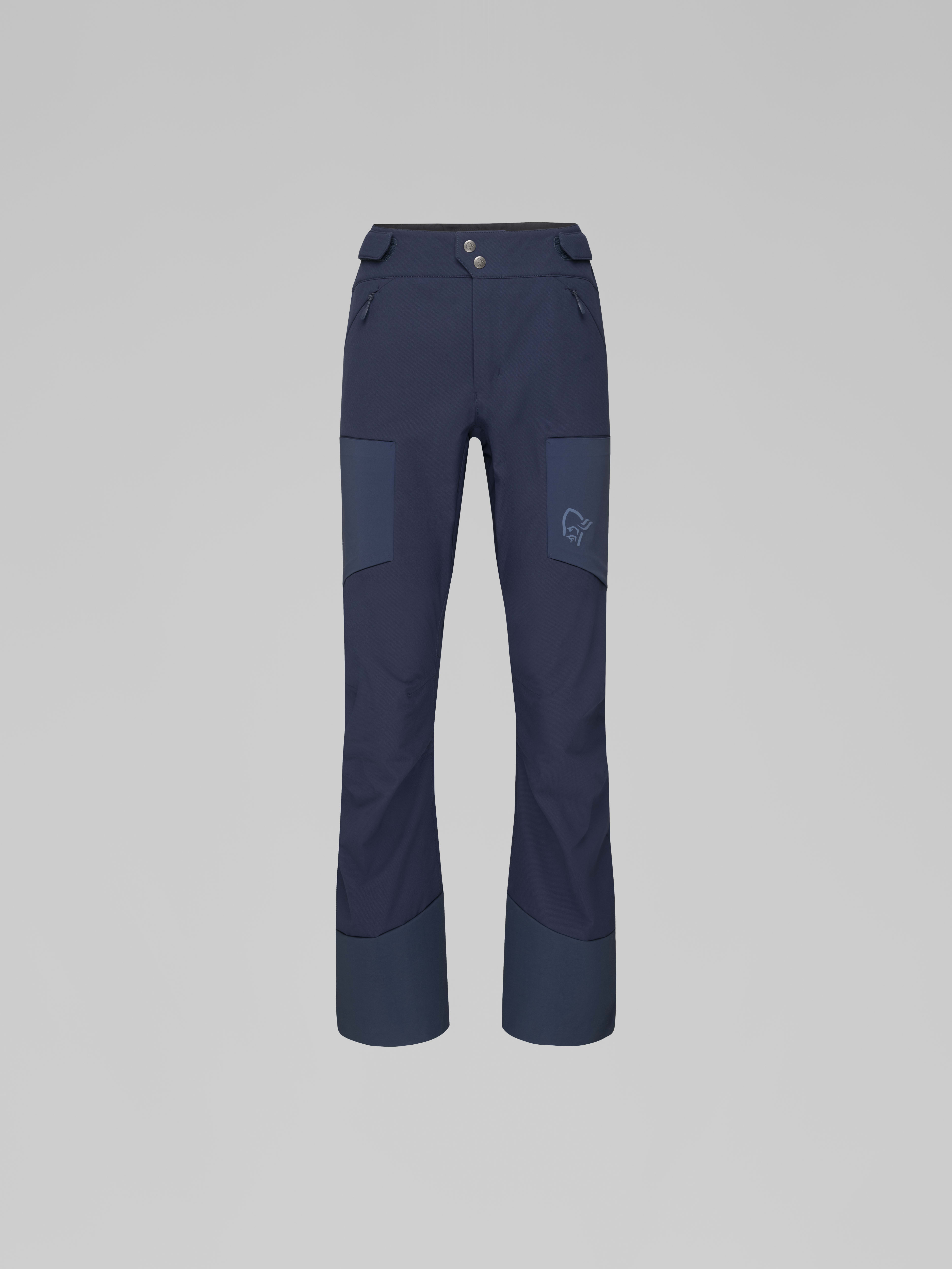 Packshot front image of lyngen hiloflex200 slim Pants Indigo Night