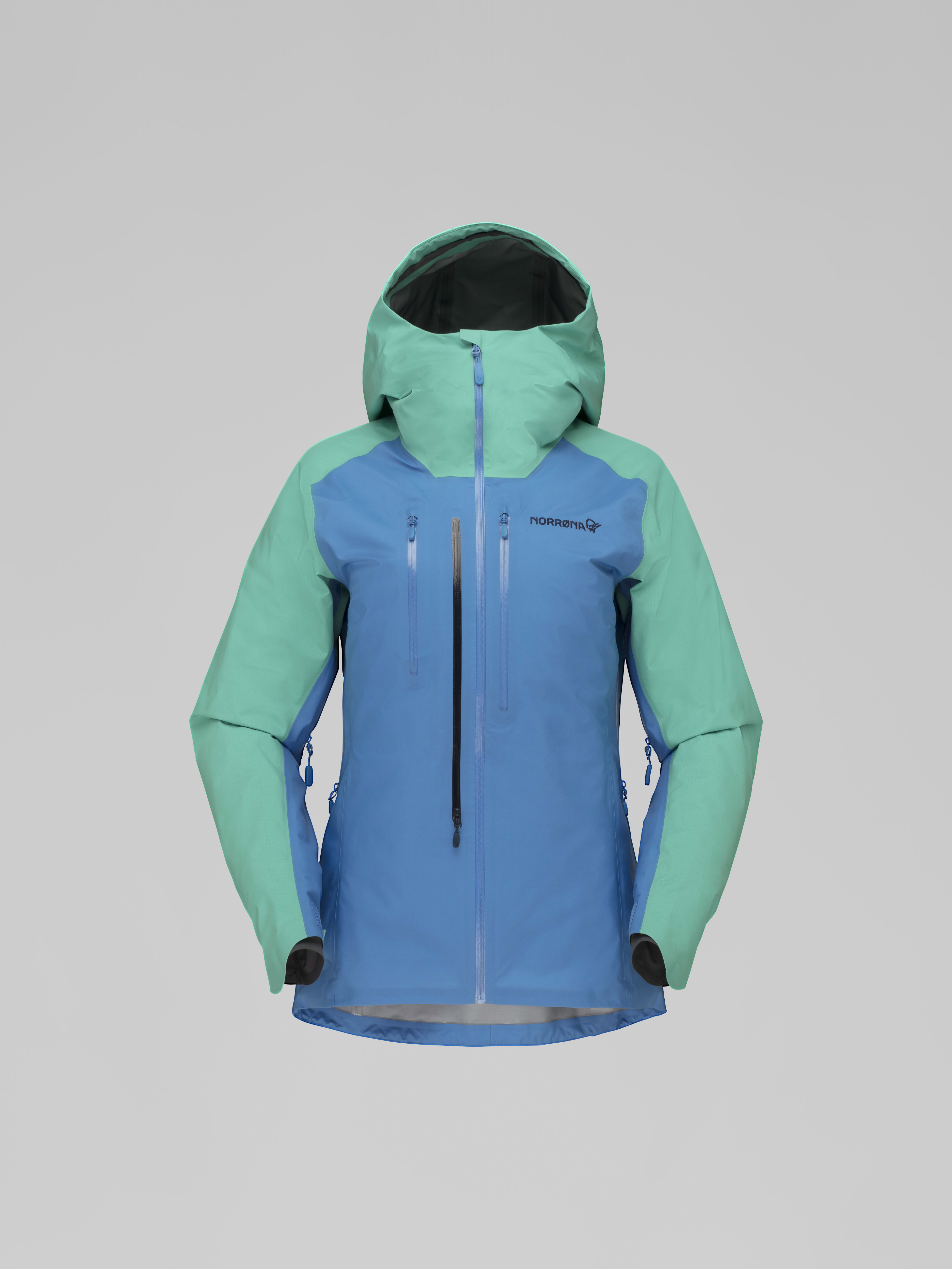 Packshot front image of lyngen Gore-Tex Jacket Arcadia/Campanula