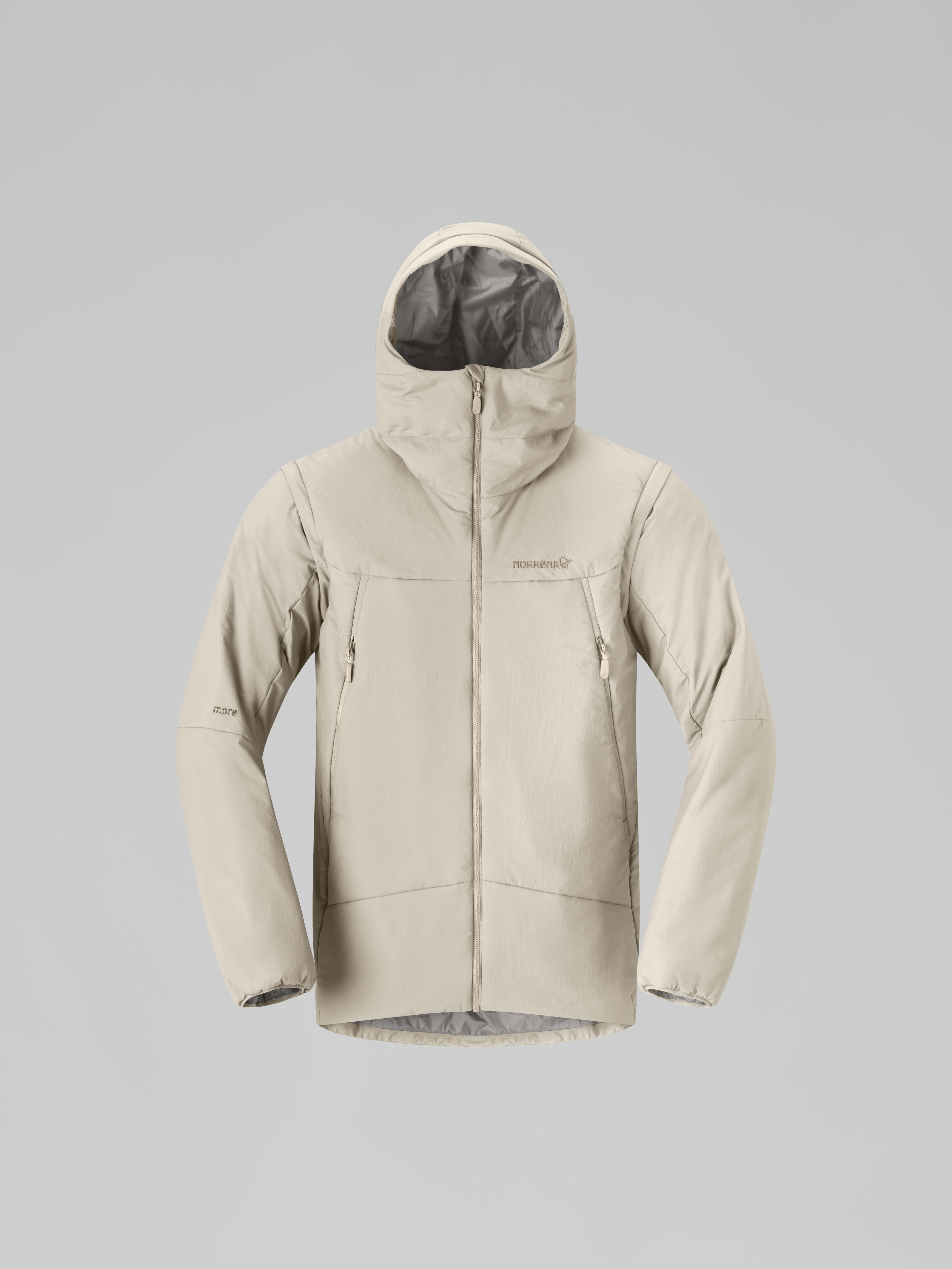 Packshot front image of more thermo60 aero200 Jacket Oatmeal