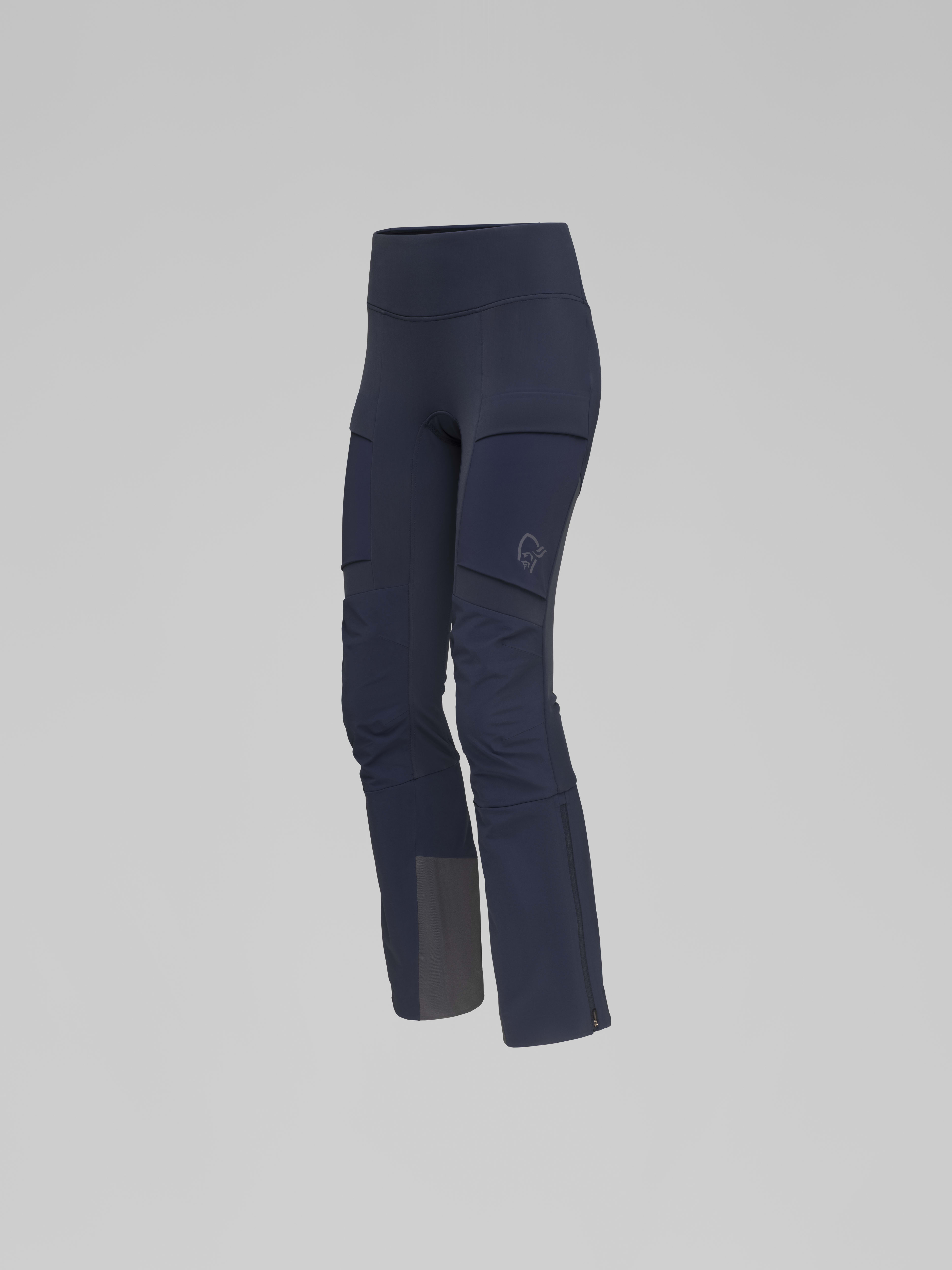 Packshot front left image of lyngen equaliser stretch Tights Indigo Night Blue
