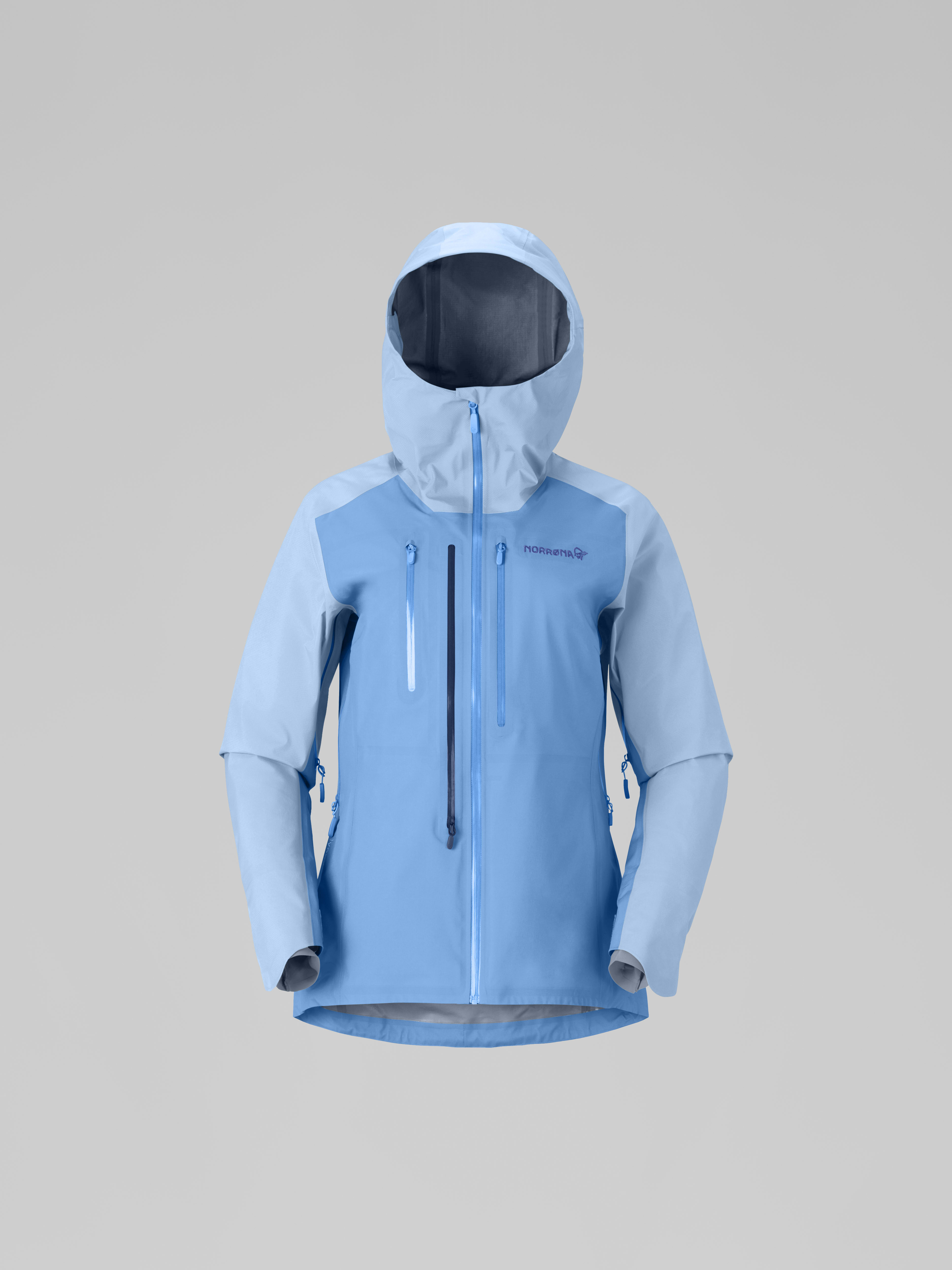Packshot front image of lyngen Gore-Tex Jacket Allure/Cashmere Blue