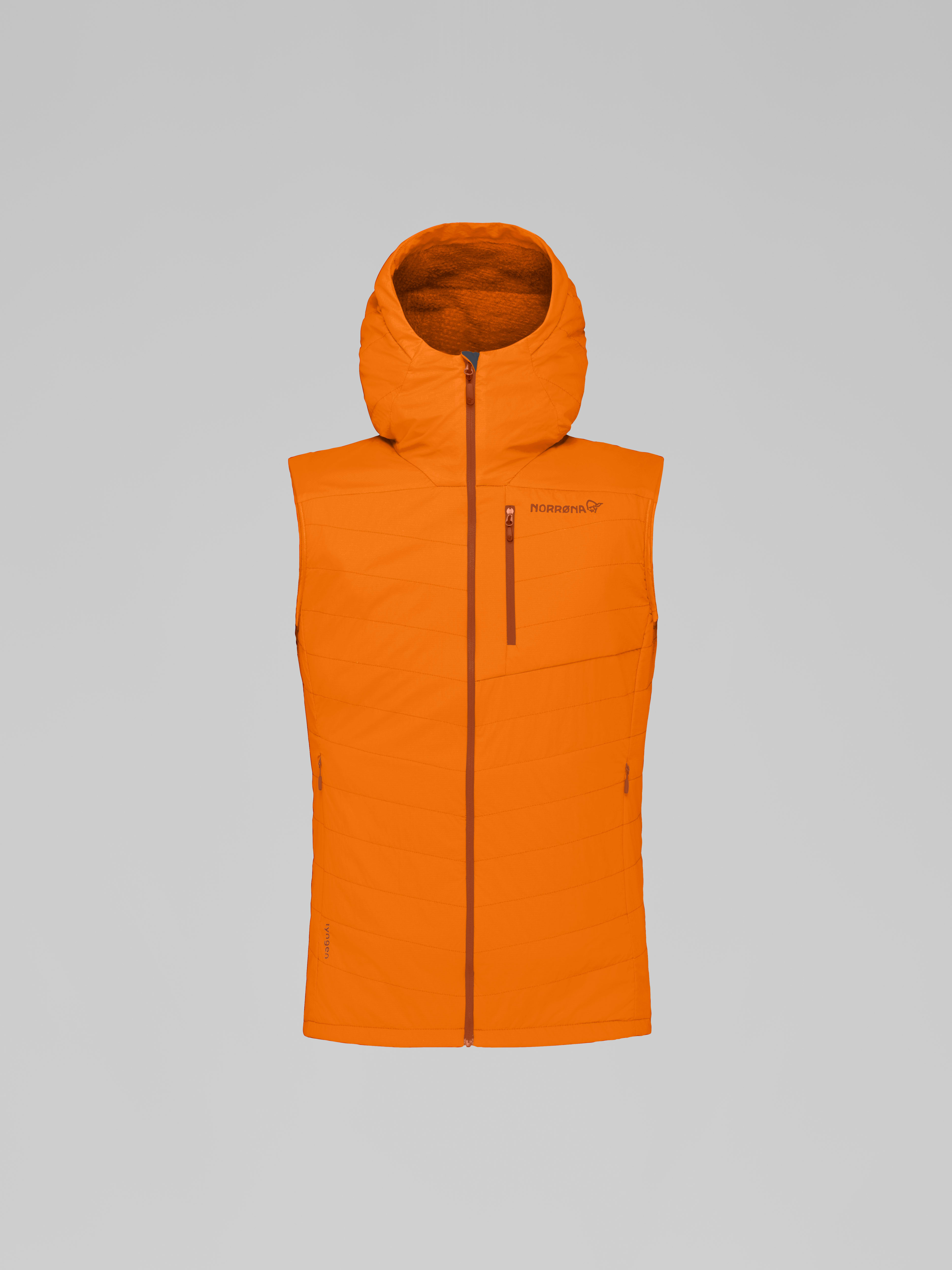 Packshot front image of lyngen Alpha90 Vest Exuberance