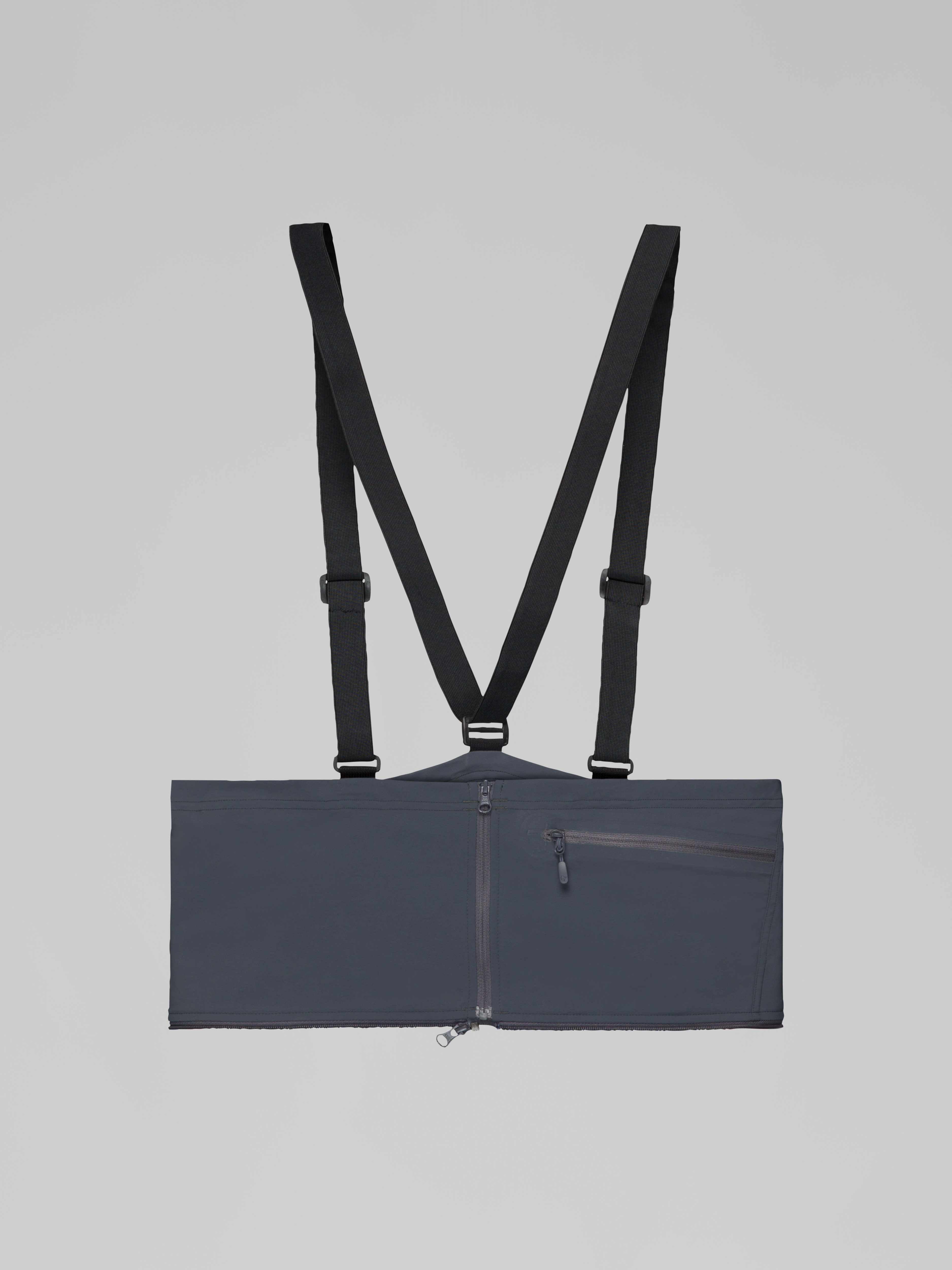 Packshot front image of accessories flex1 mountaineering Zip-in Bib Ebony