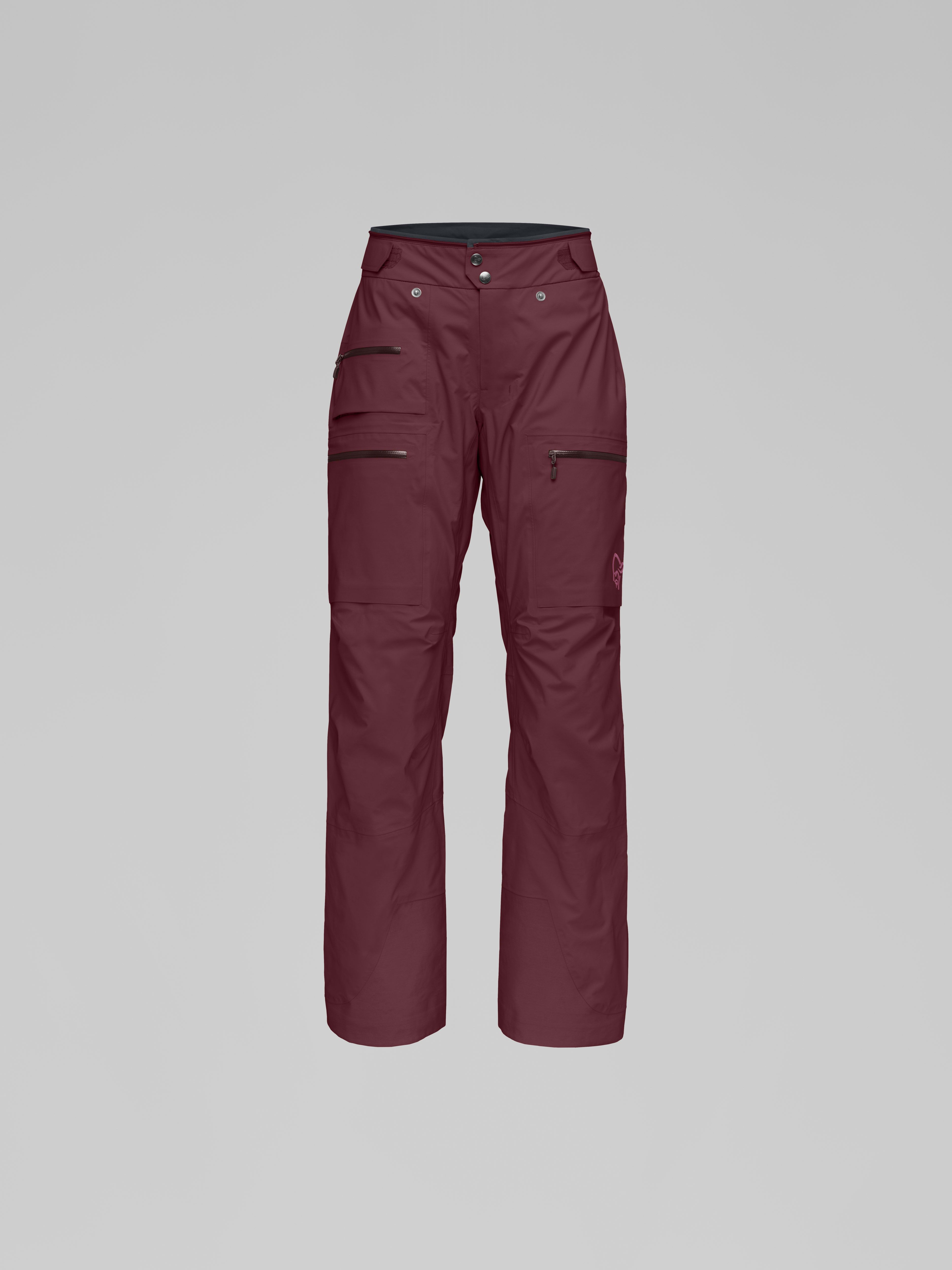 Packshot front image of lyngen Gore-Tex Pro Pants Tawny Port