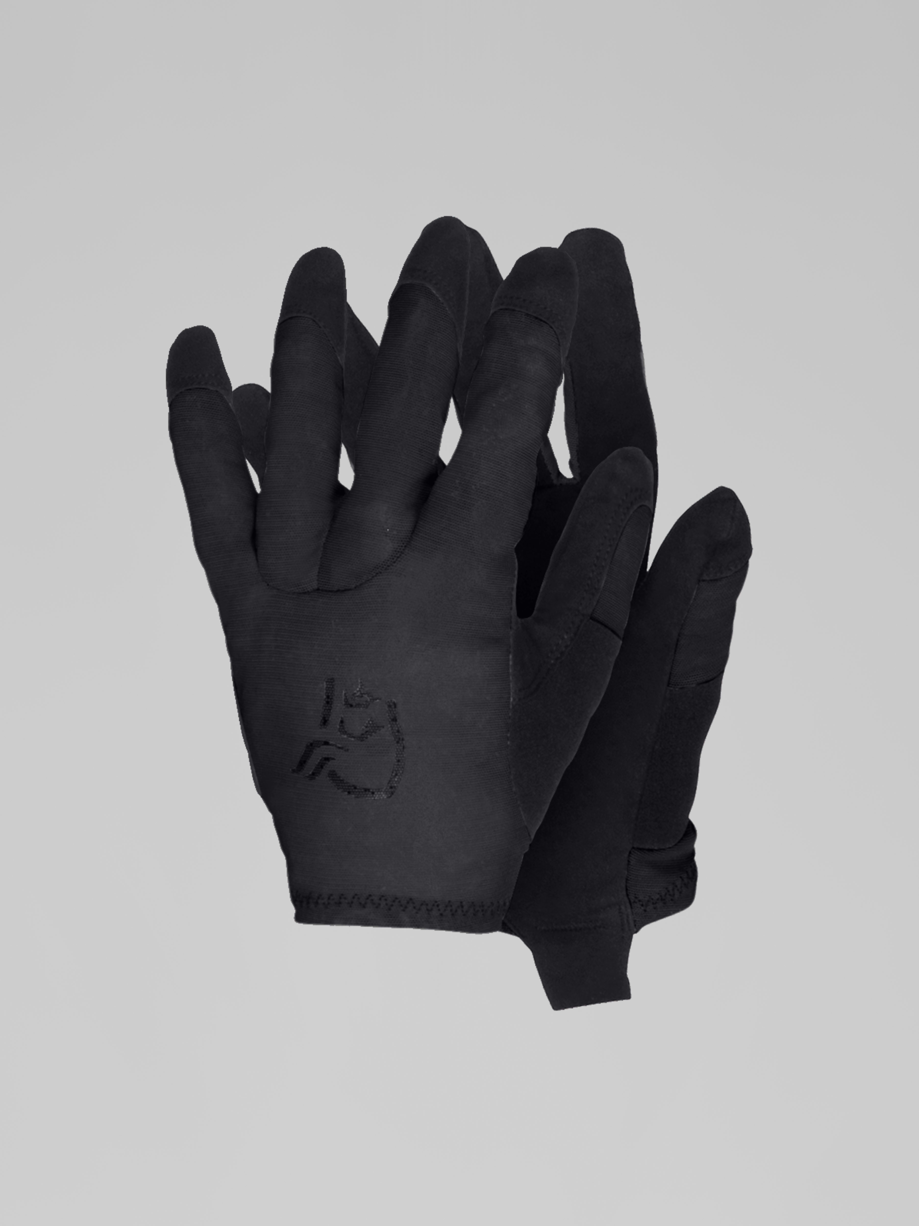 Packshot front image of fjora mesh Gloves Caviar Black