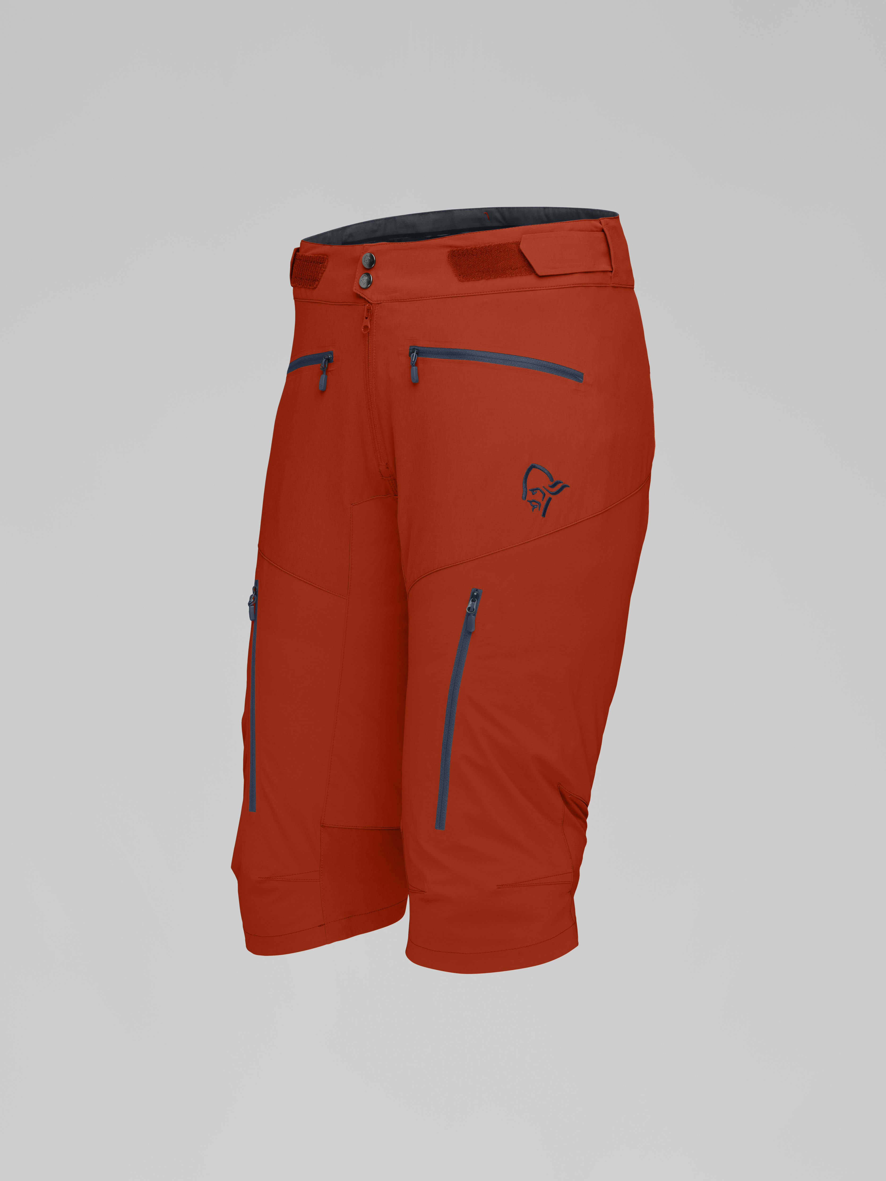 Packshot front left image of fjora flex1 Shorts Rooibos Tea/Indigo Night
