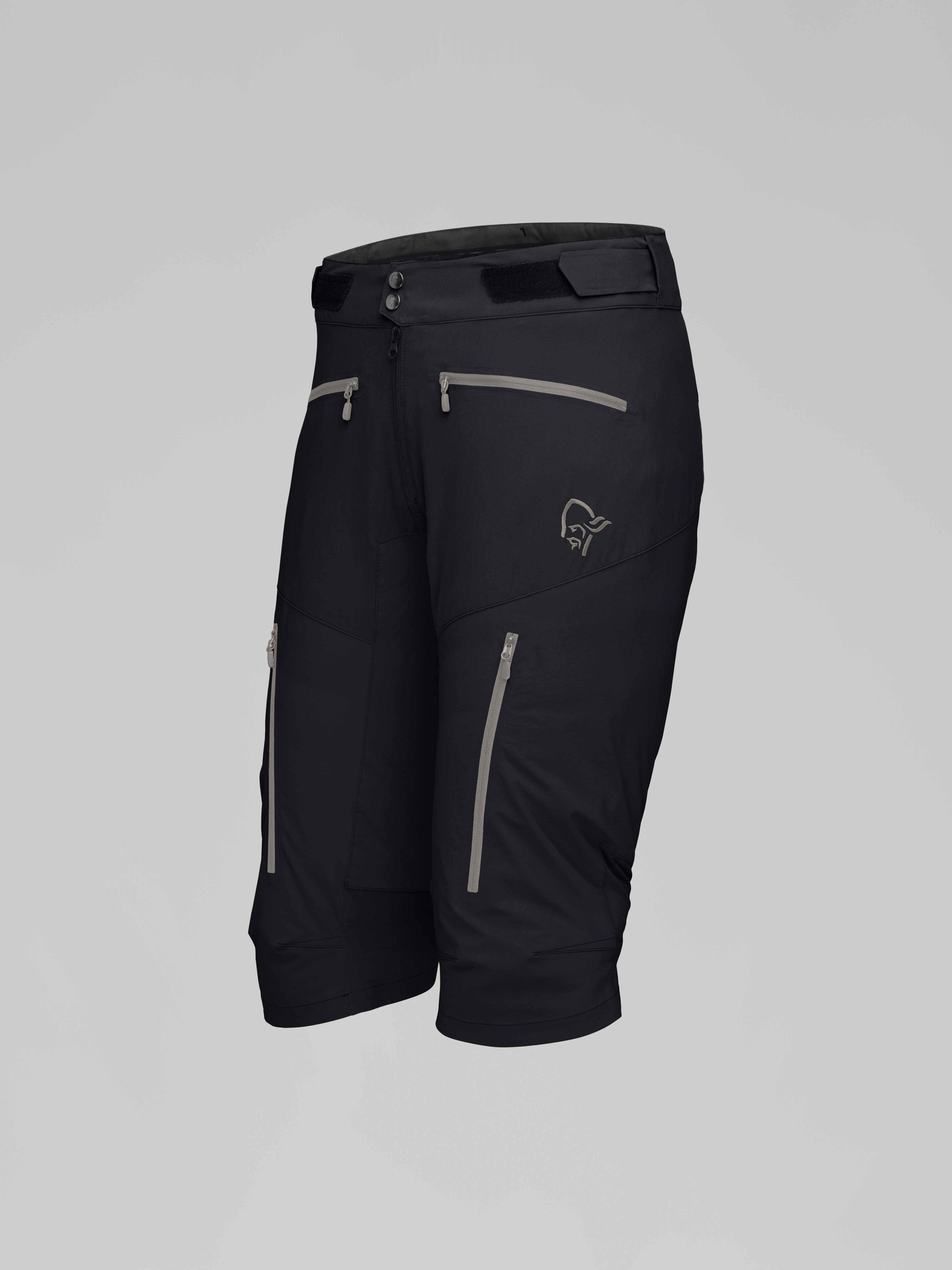 Packshot front left image of fjora flex1 Shorts Caviar Black