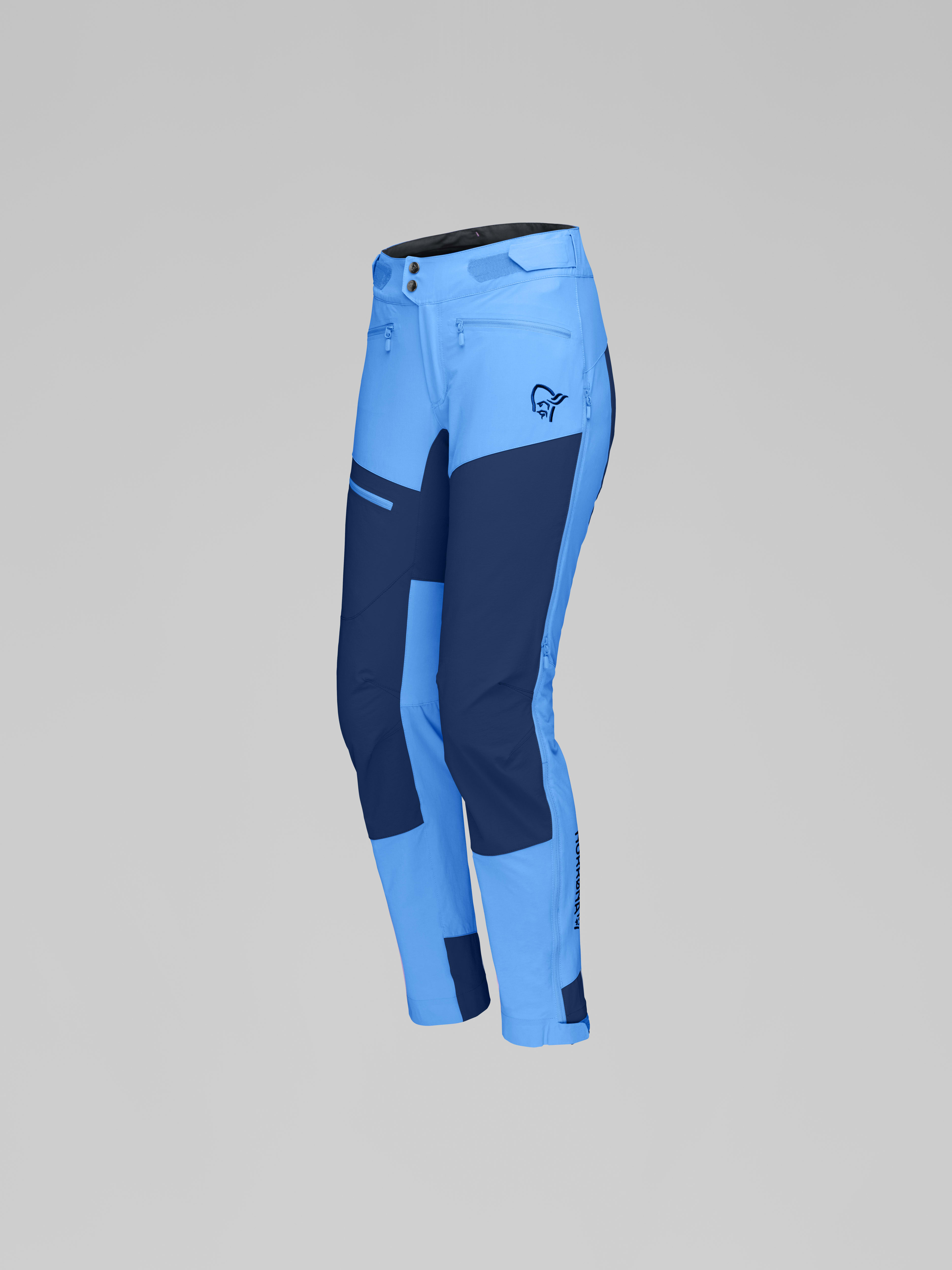 Packshot front left image of fjora flex1 Pants Campanula/Indigo Night