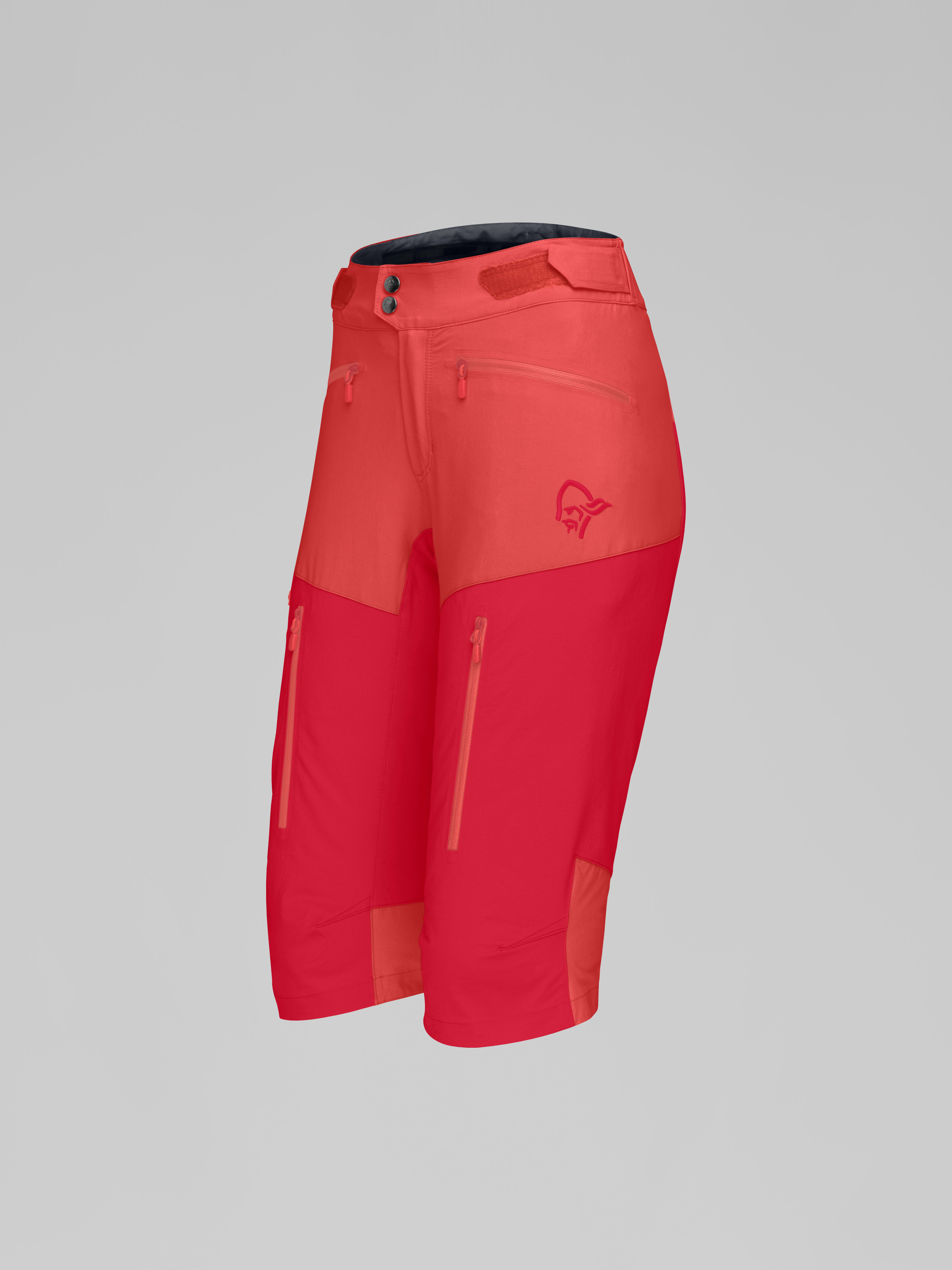 Packshot front left image of fjora flex1 Shorts Paprika red