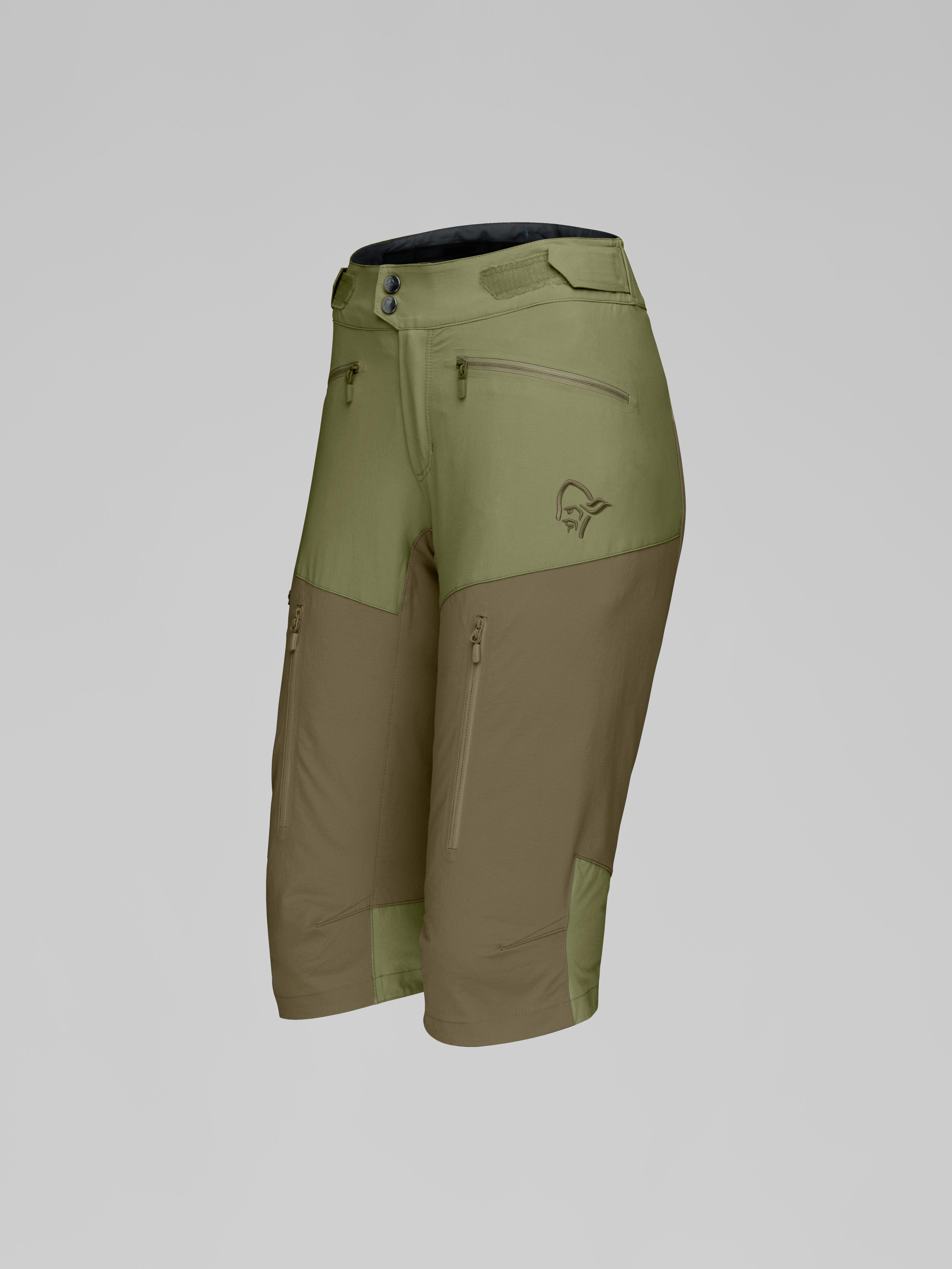 Packshot front left image of fjora flex1 Shorts Loden Green