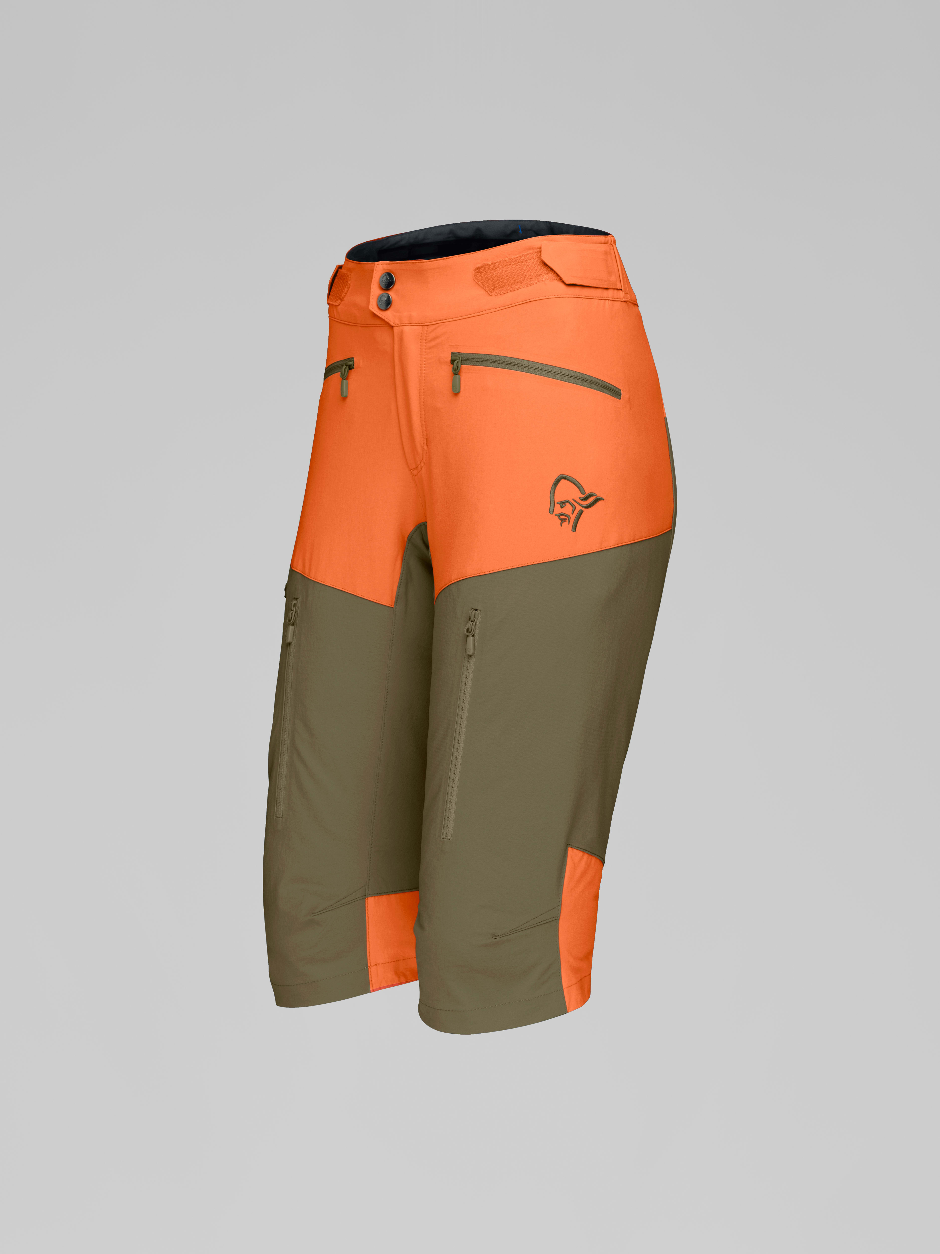 Packshot front left image of fjora flex1 Shorts Orange Alert