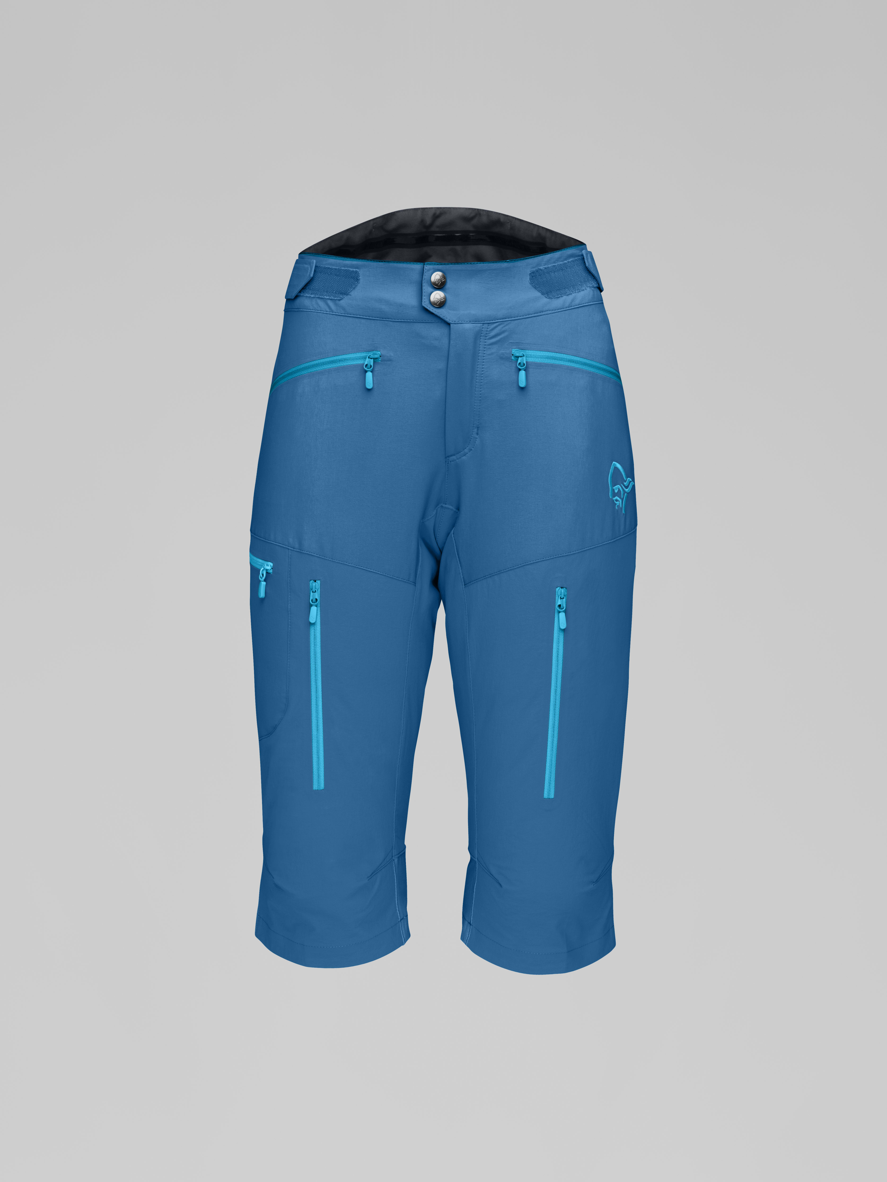Packshot front image of fjora flex1 Shorts Mykonos Blue
