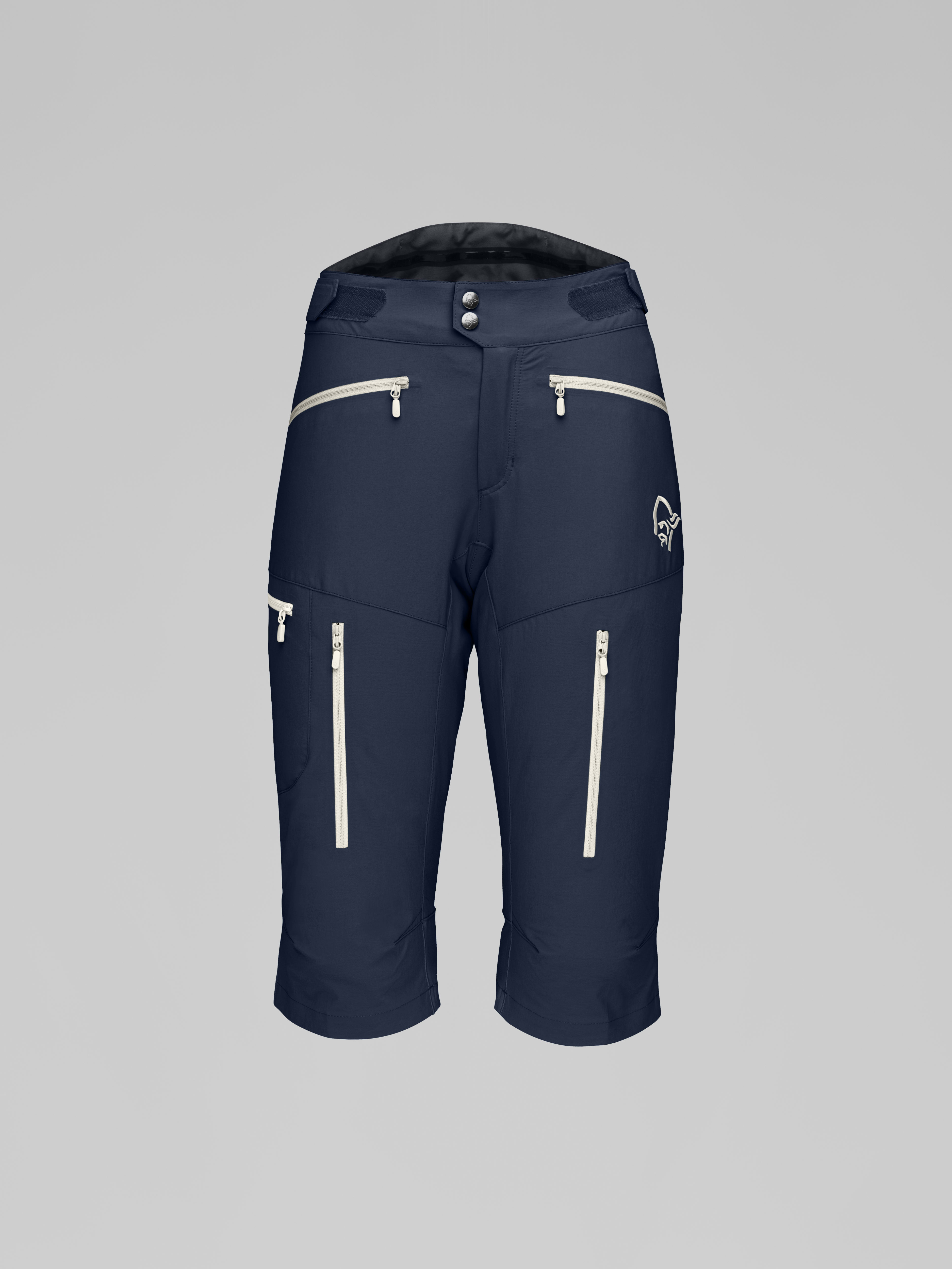 Packshot front image of fjora flex1 Shorts Indigo Night Blue