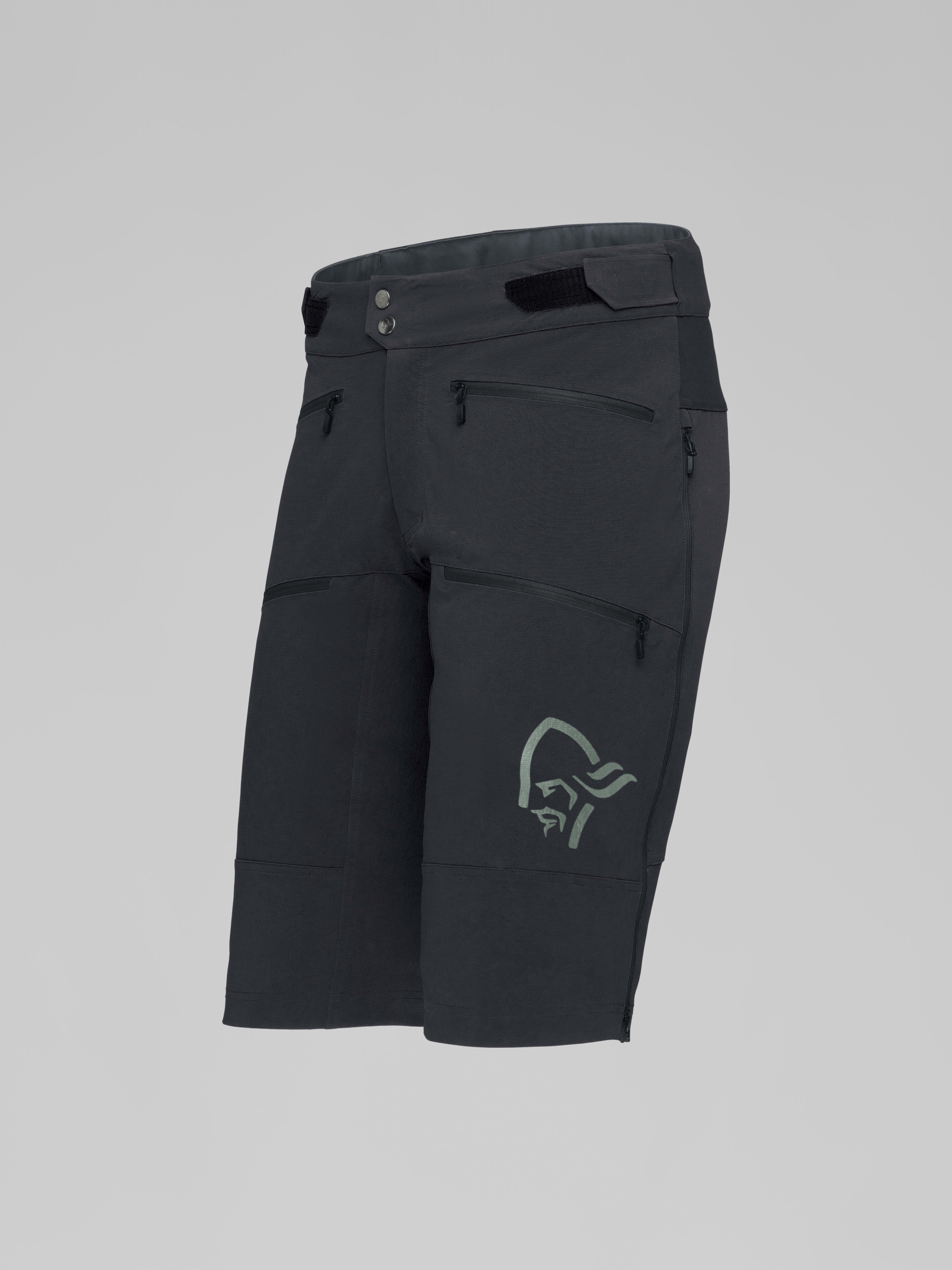 Packshot front left image of fjora flex1 heavy duty Shorts Caviar Black