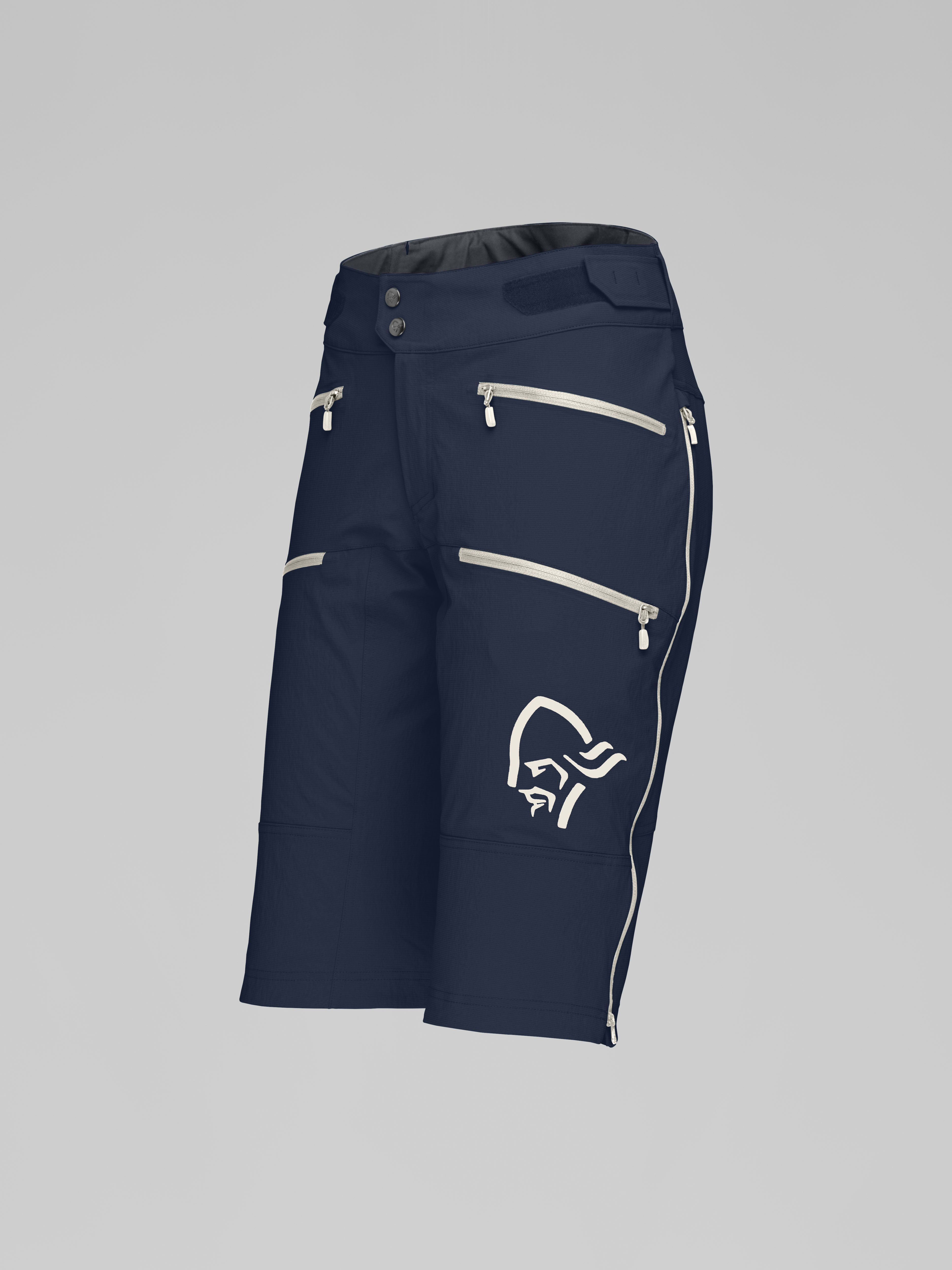 Packshot front left image of fjora flex1 heavy duty Shorts Indigo Night
