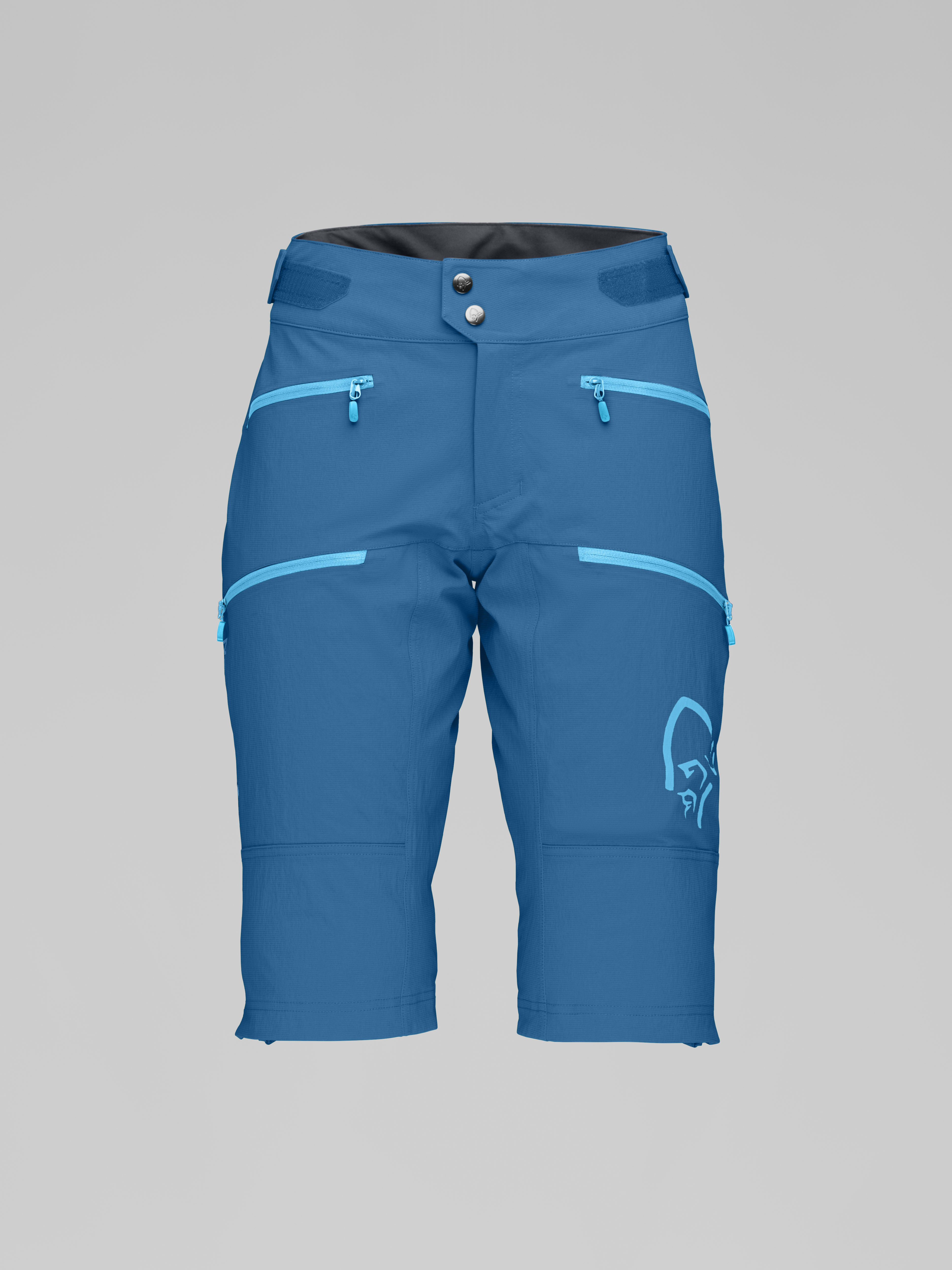 Packshot front image of fjora flex1 heavy duty Shorts Mykonos Blue