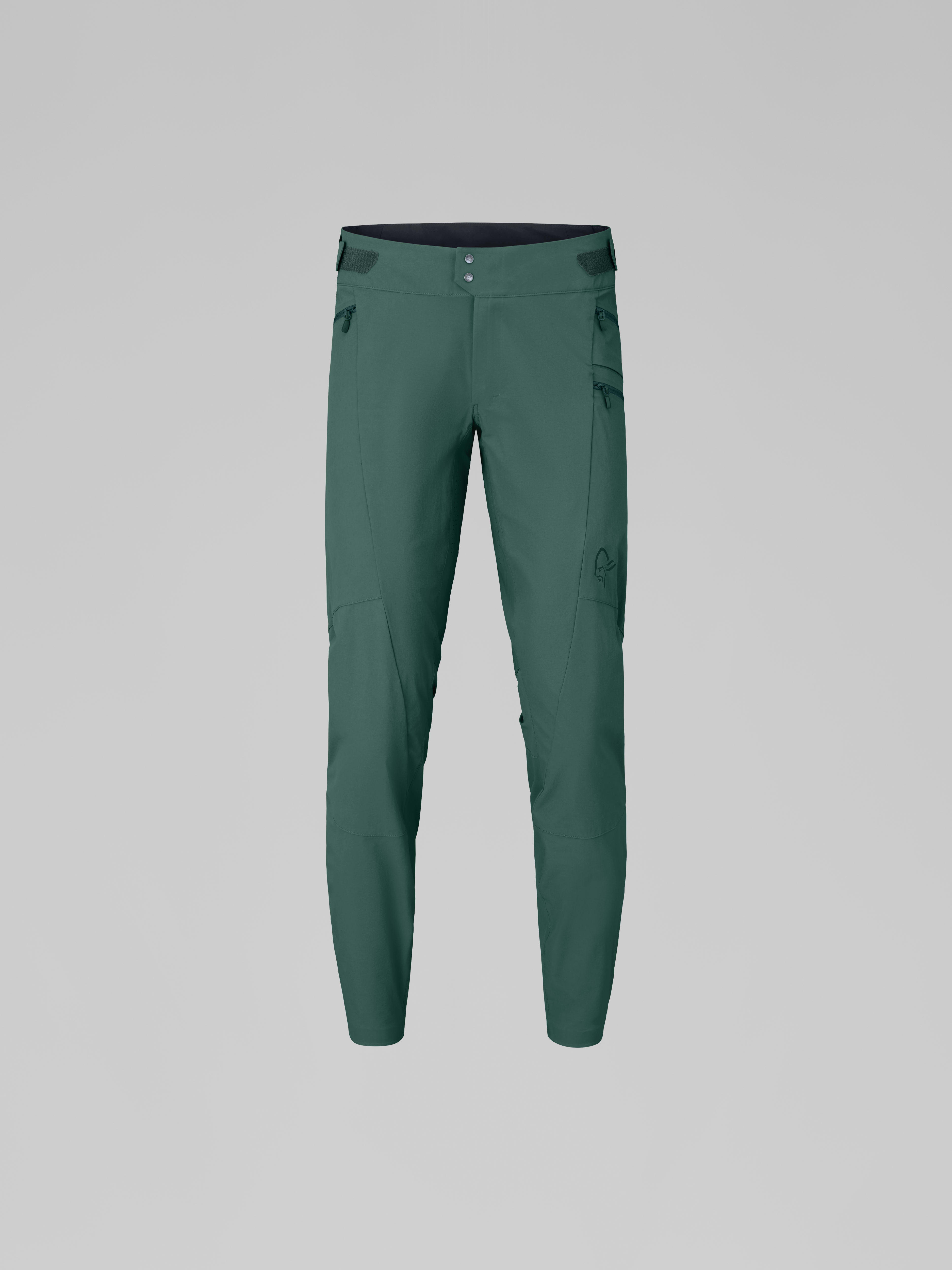 Packshot front image of fjora flex1 tech Pants Jungle Green