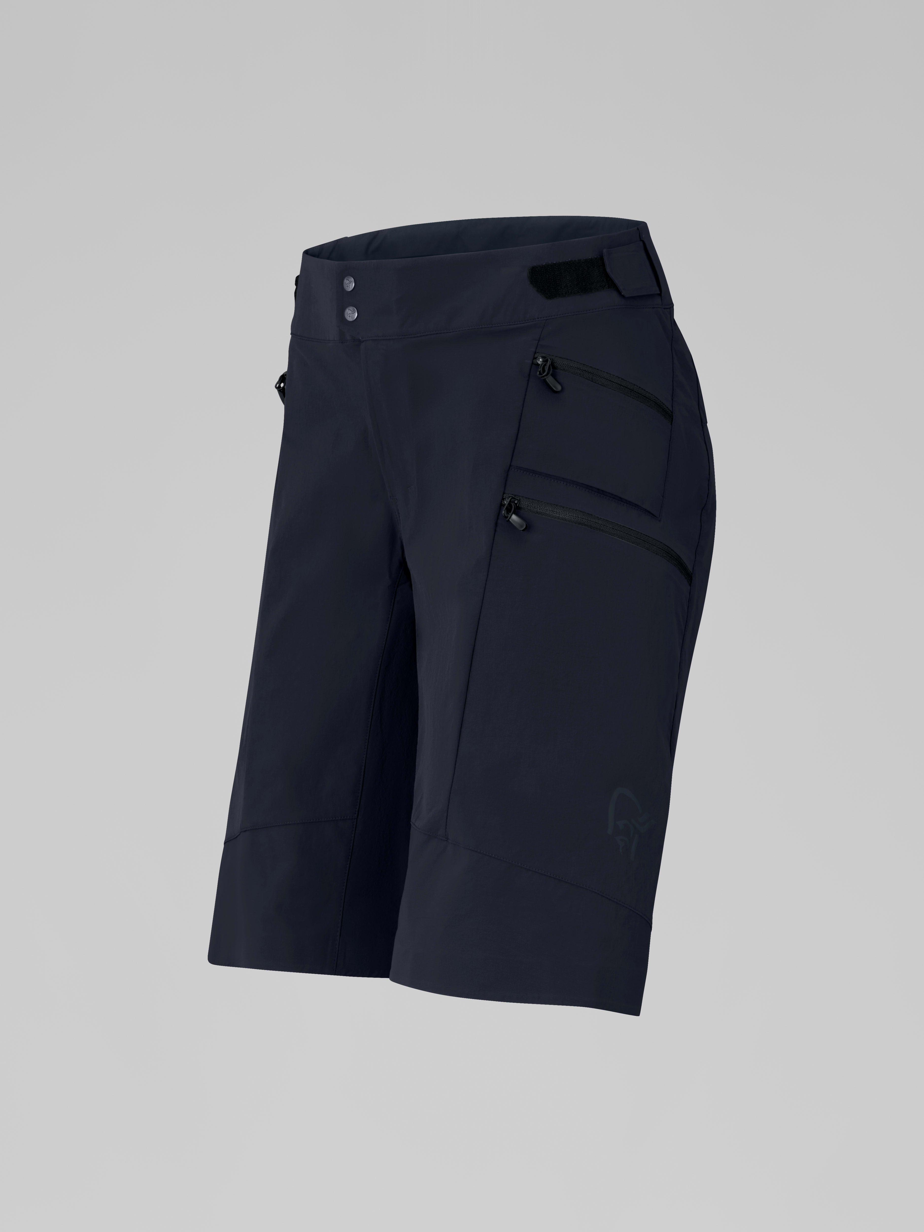 Packshot front left image of fjora flex1 tech Shorts Caviar Black