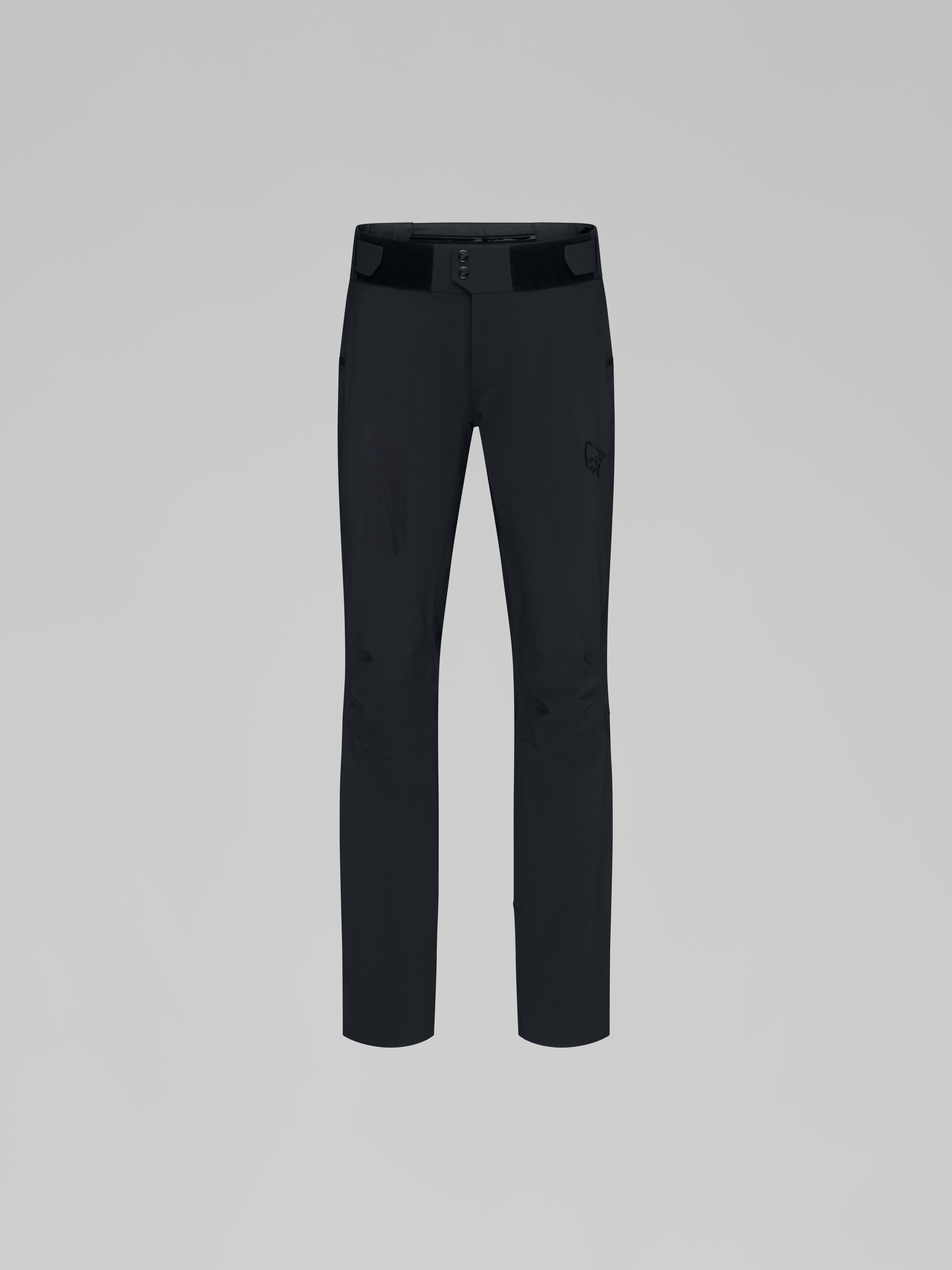 Packshot front image of fjora flex1 hybrid Pants Caviar Black