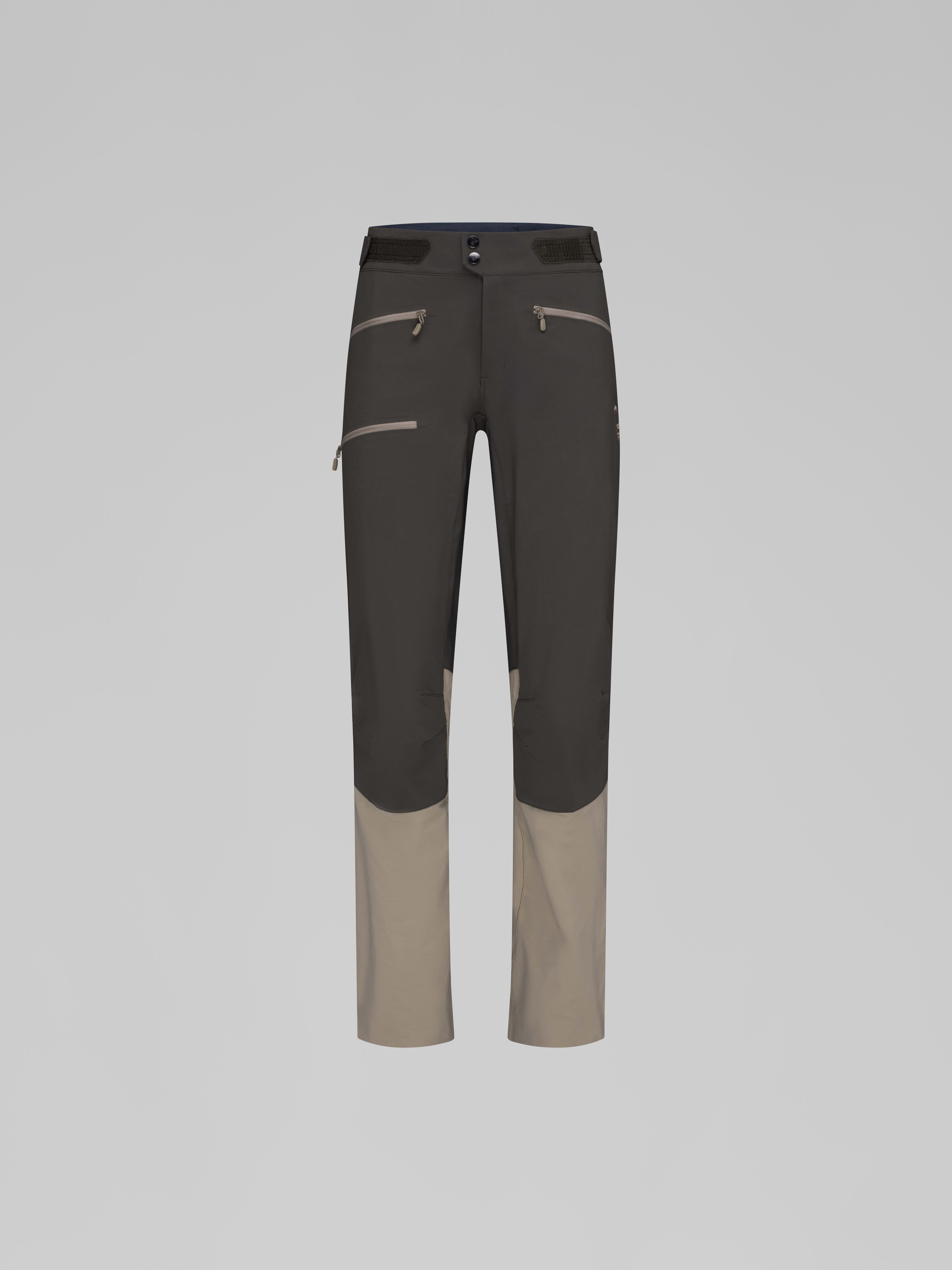 Packshot front image of fjora flex1 Pants Beluga/Winter Twig