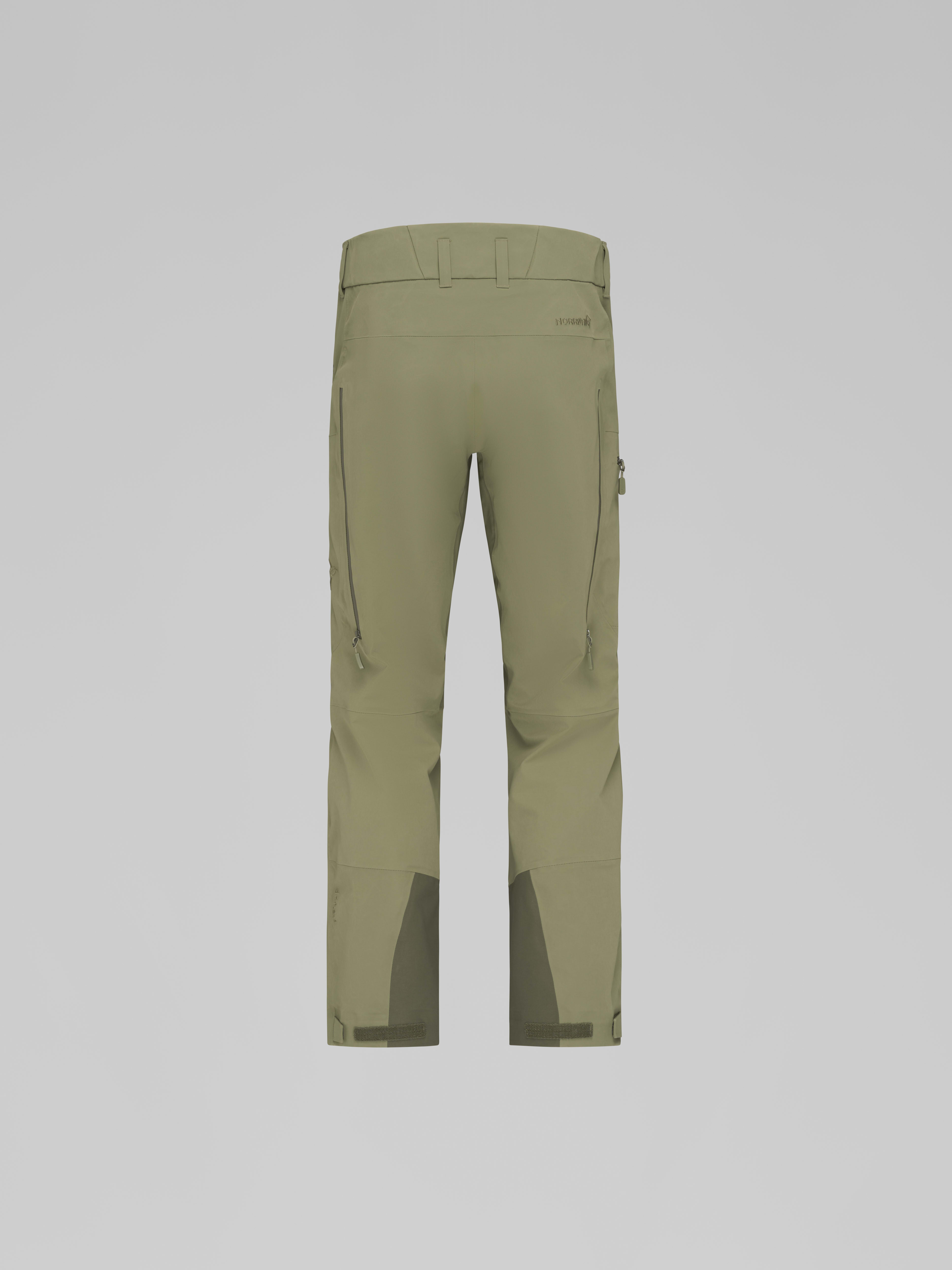 Packshot back image of femund driflex3 Pants Deep Lichen Green