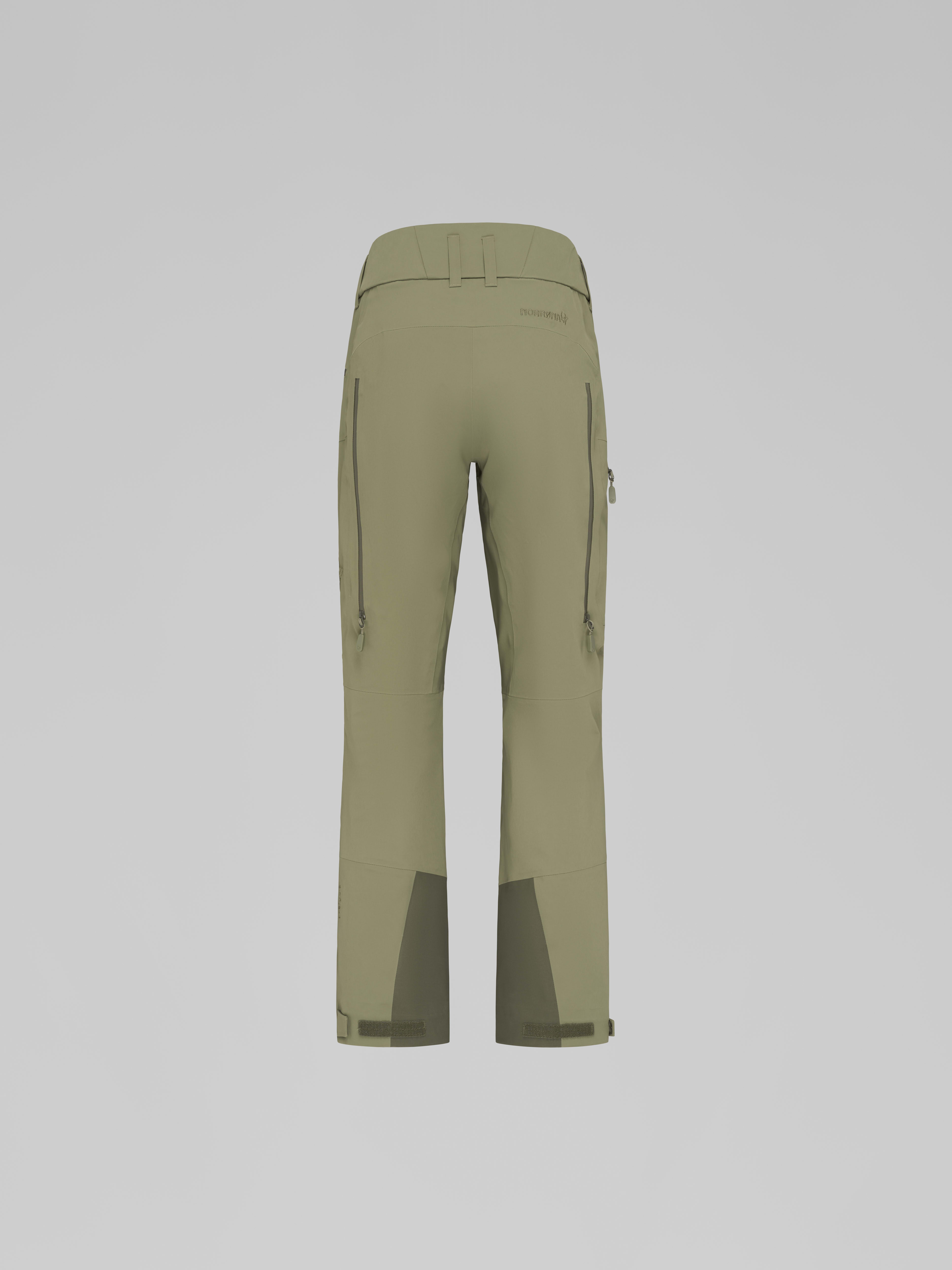 Packshot back image of femund driflex3 Pants Deep Lichen Green
