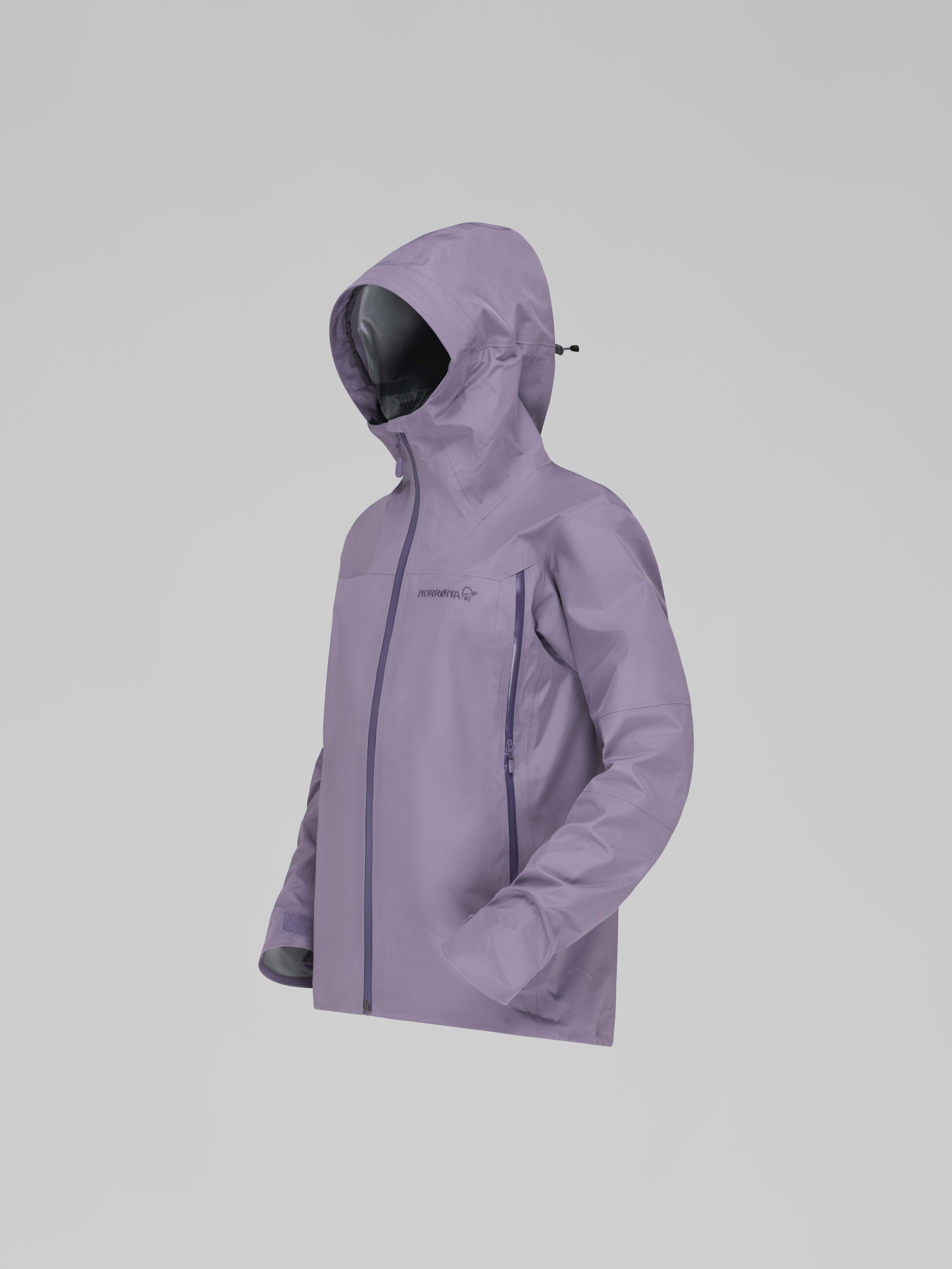 Packshot front left image of femund Gore-Tex Jacket Purple Sage