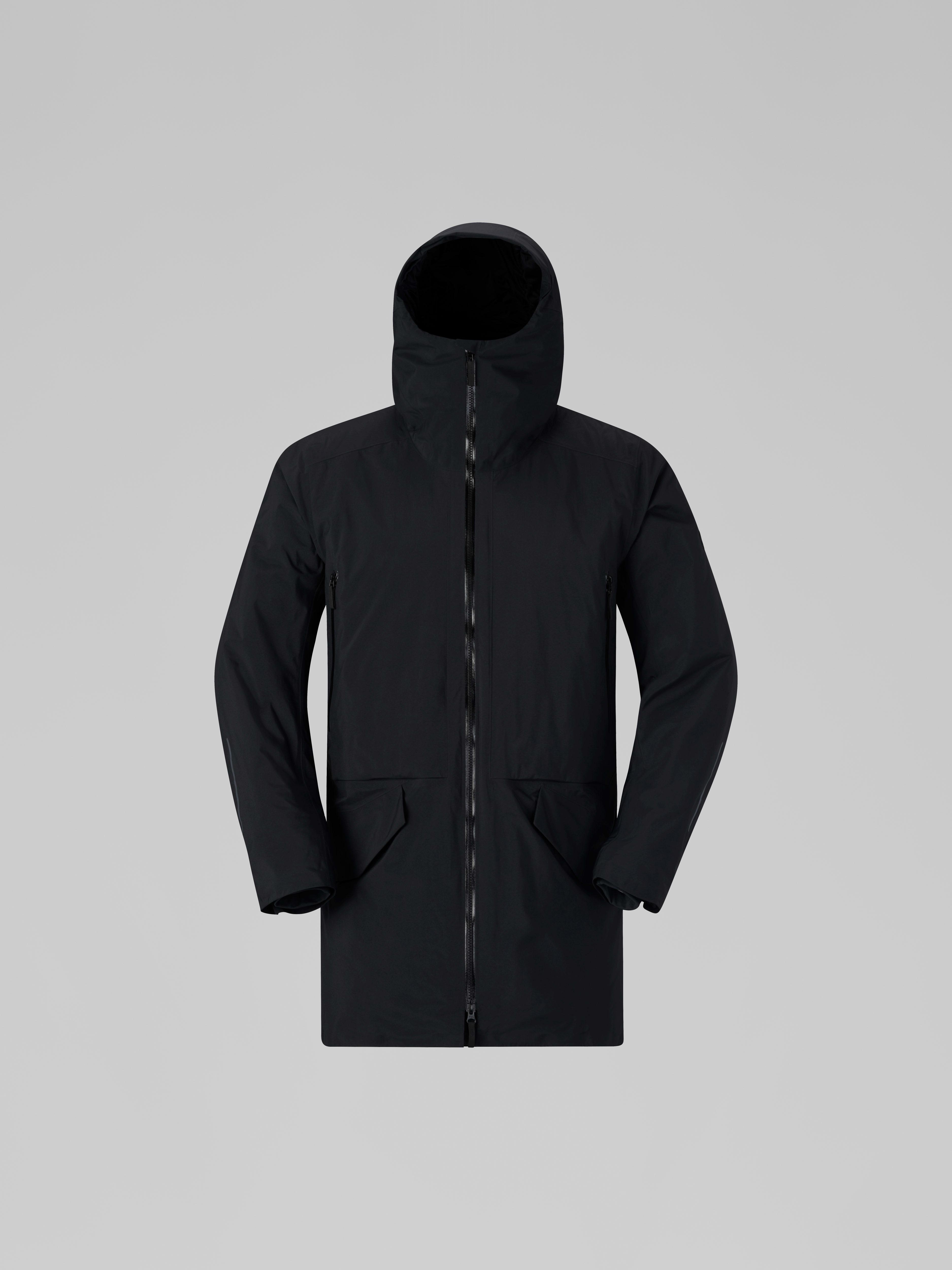 Packshot front image of femund Gore-Tex thermo160 Parka Caviar Black