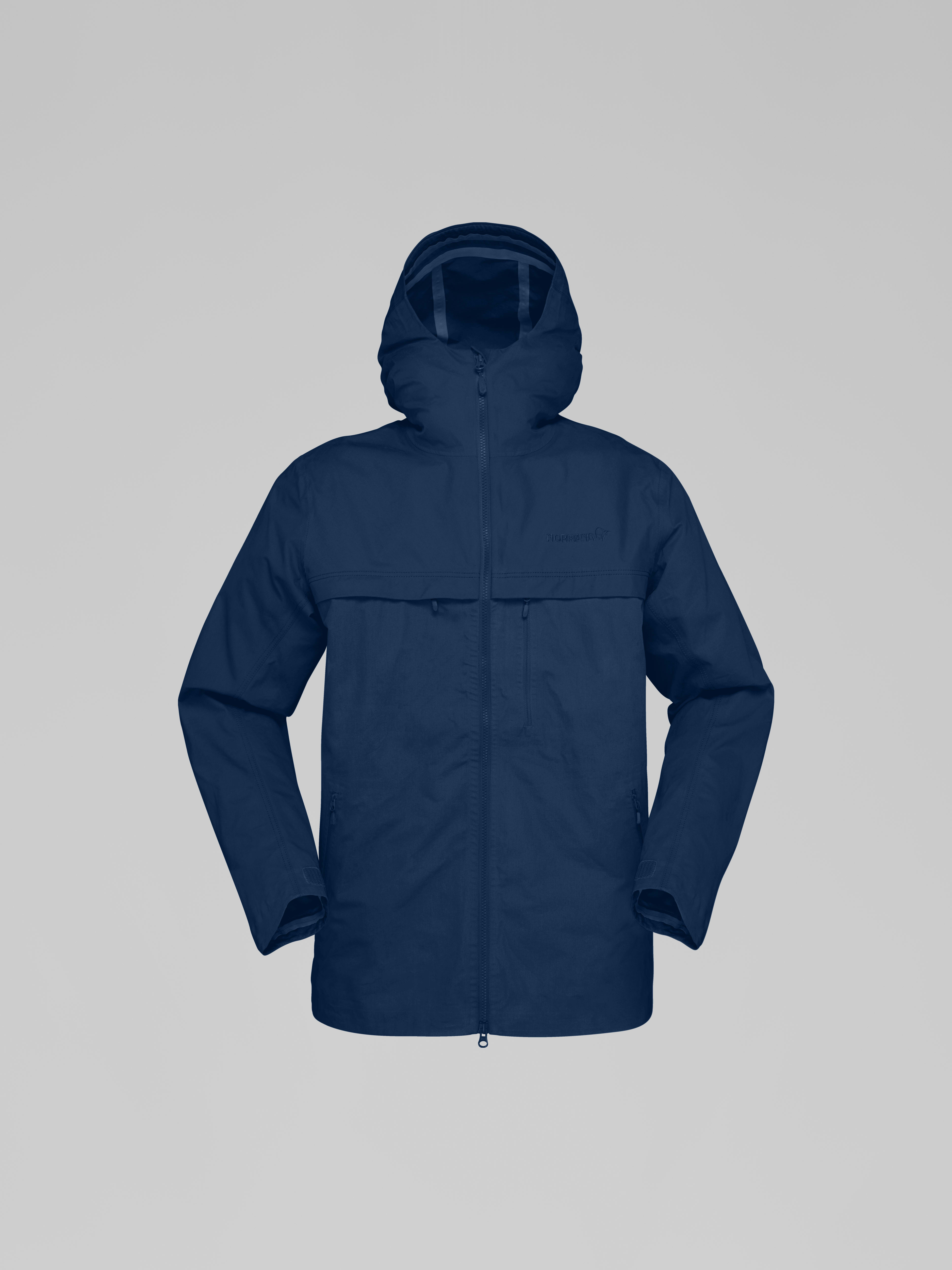Packshot front image of femund cotton Jacket Navy Blazer