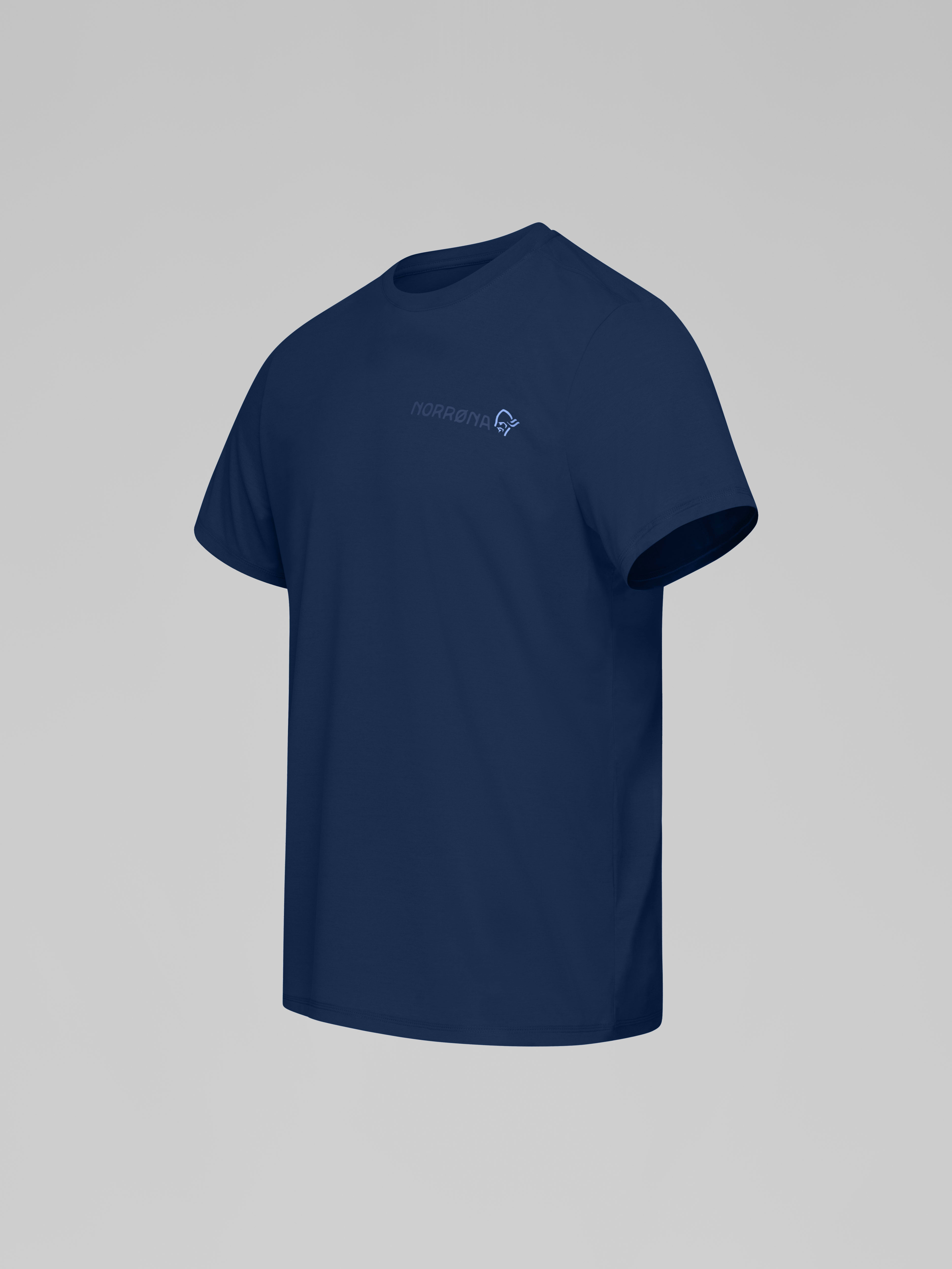Packshot front left image of femund tech T-shirt Indigo Night