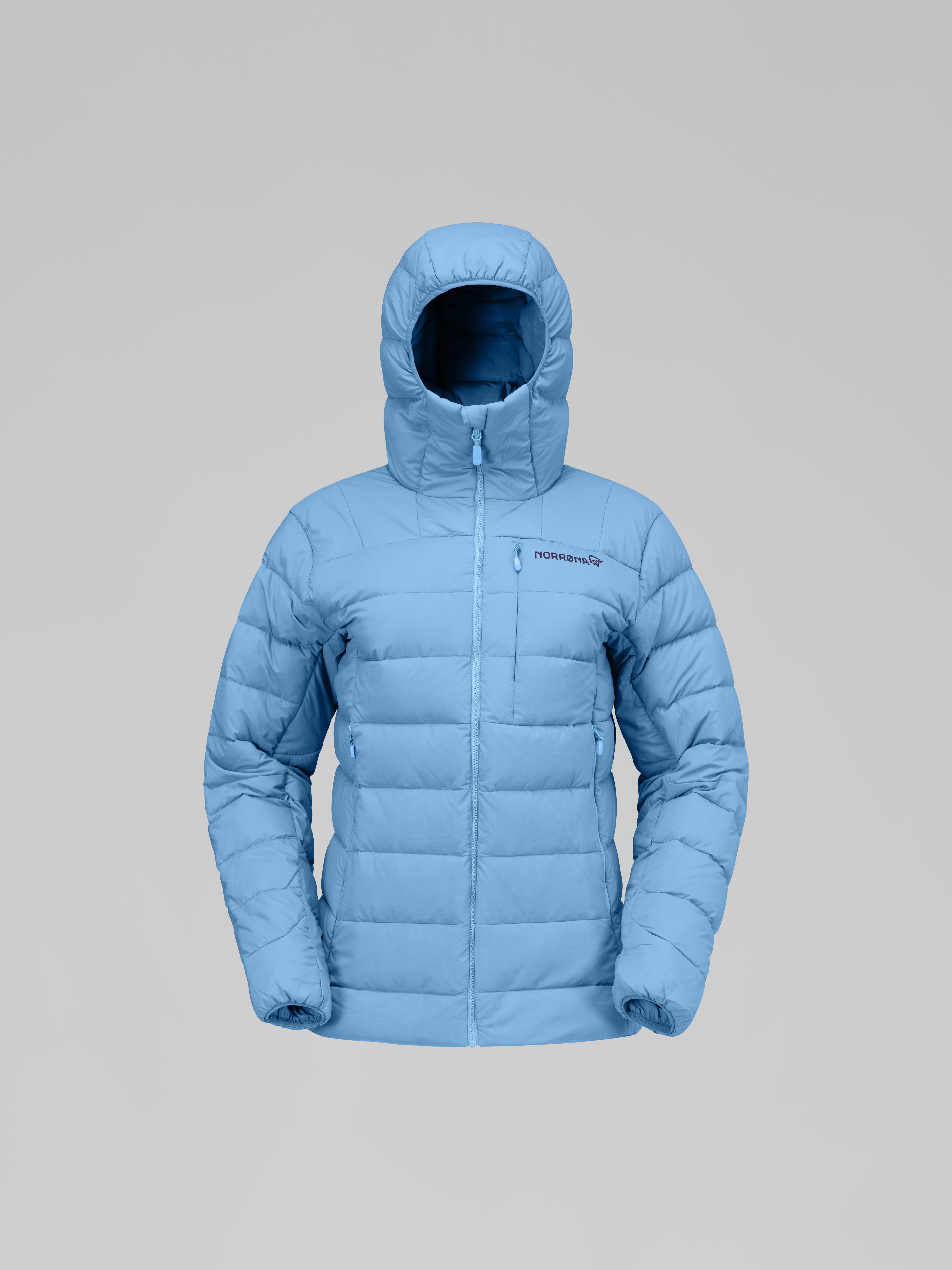 Packshot front image of femund down700 Zip Hood Allure