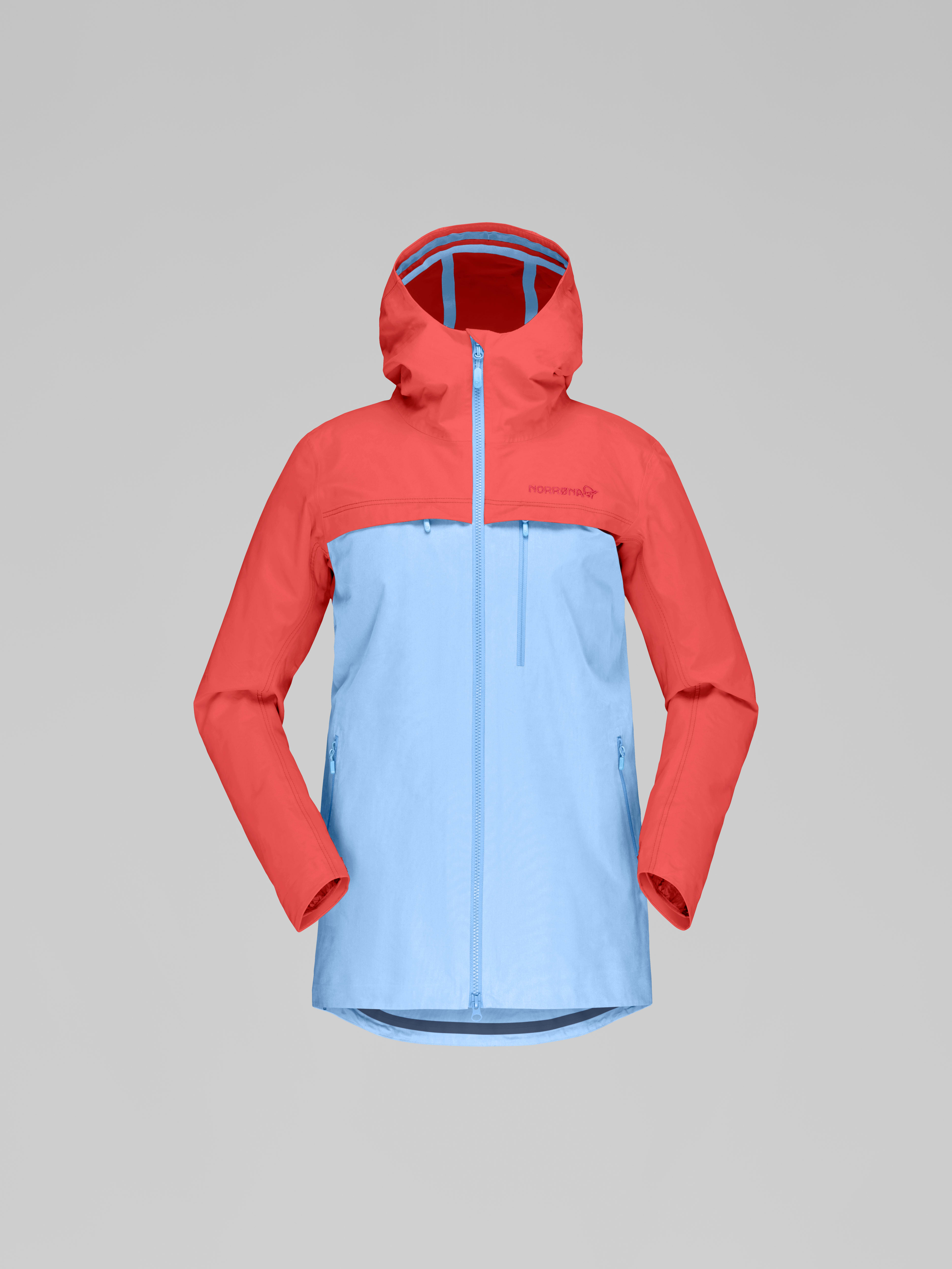 Packshot front image of femund cotton Jacket Paprika red