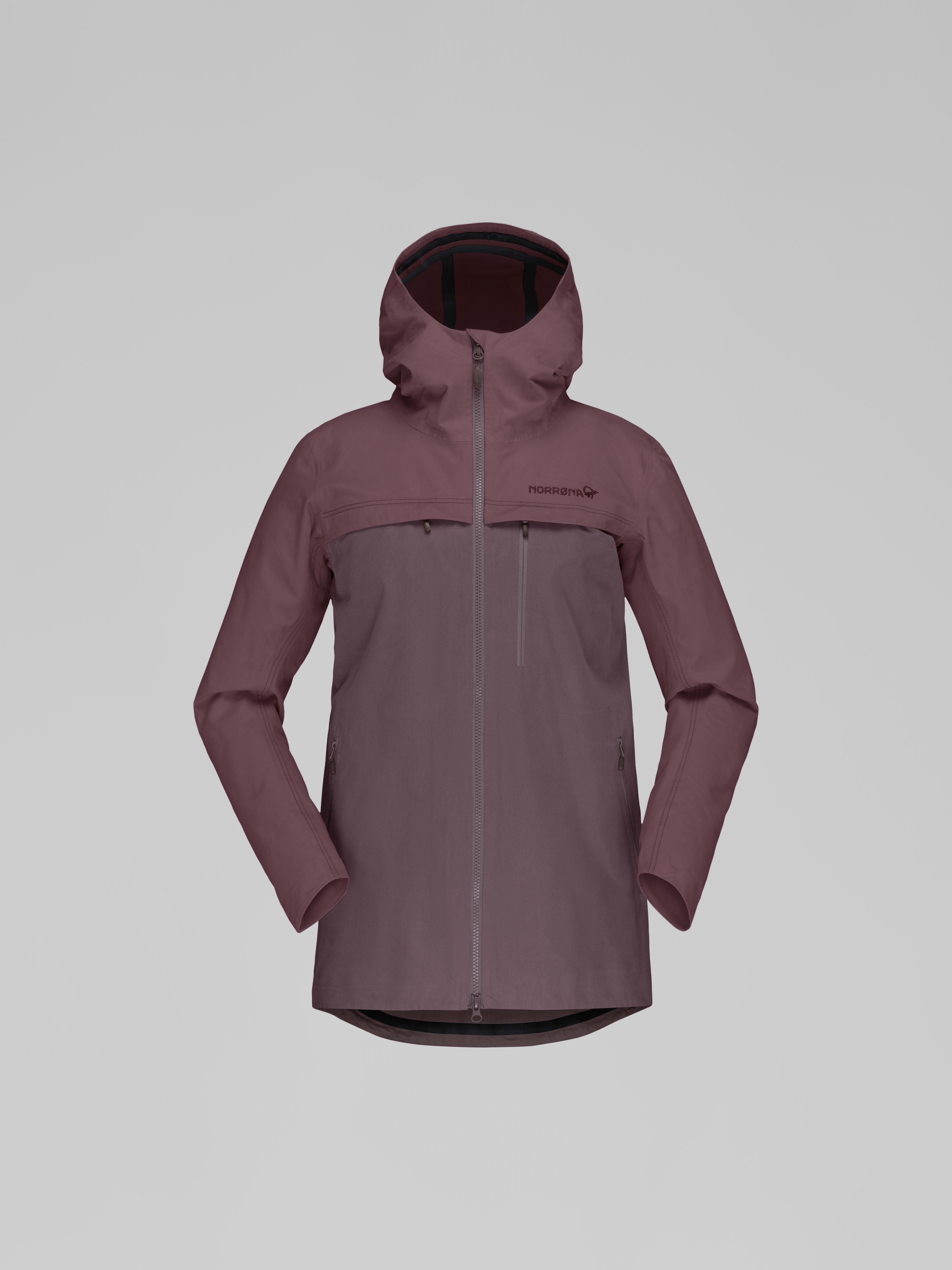 Packshot front image of femund cotton Jacket Grape Shake