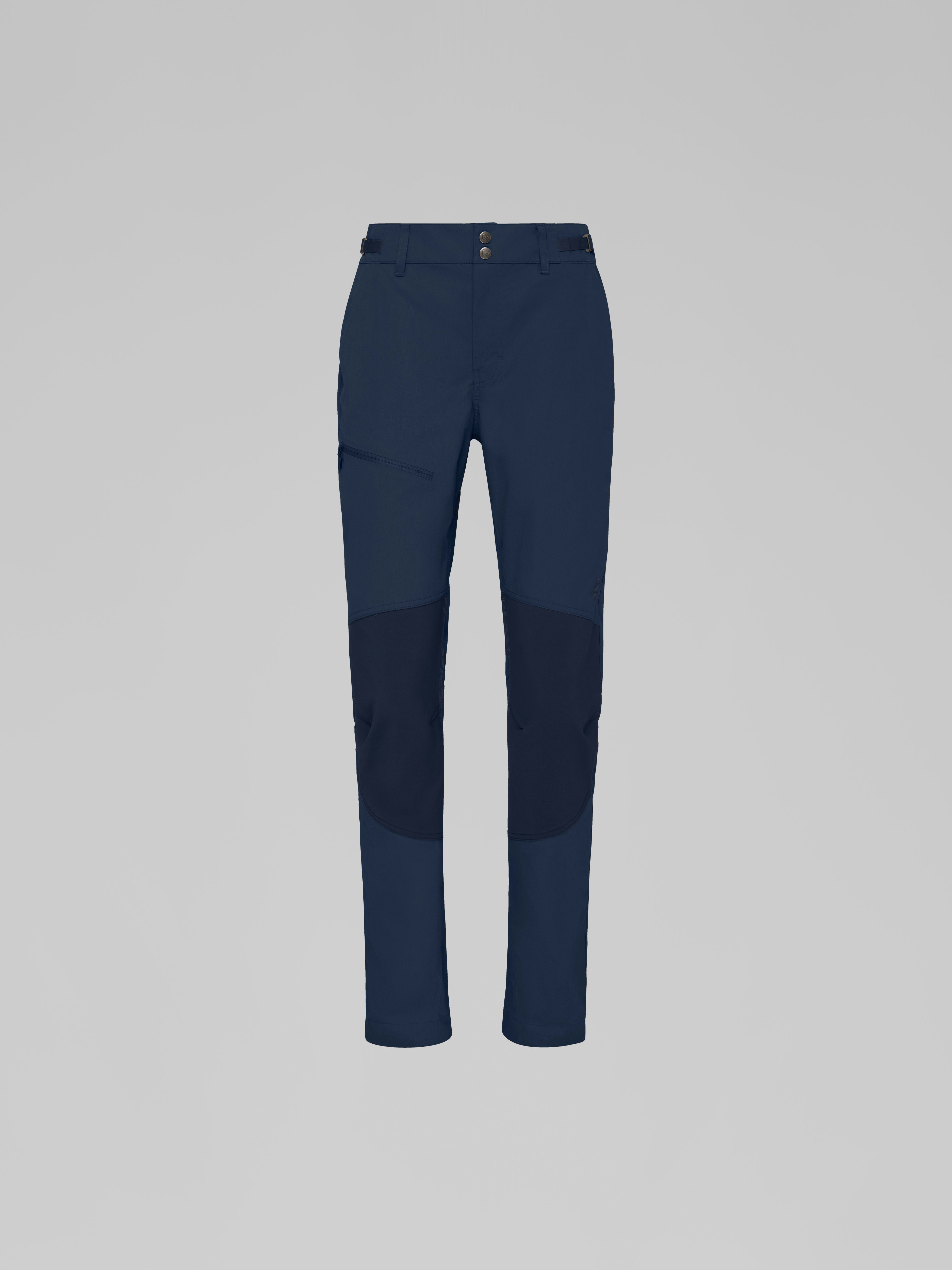 Packshot front image of femund mid cotton Pants Indigo Night Blue