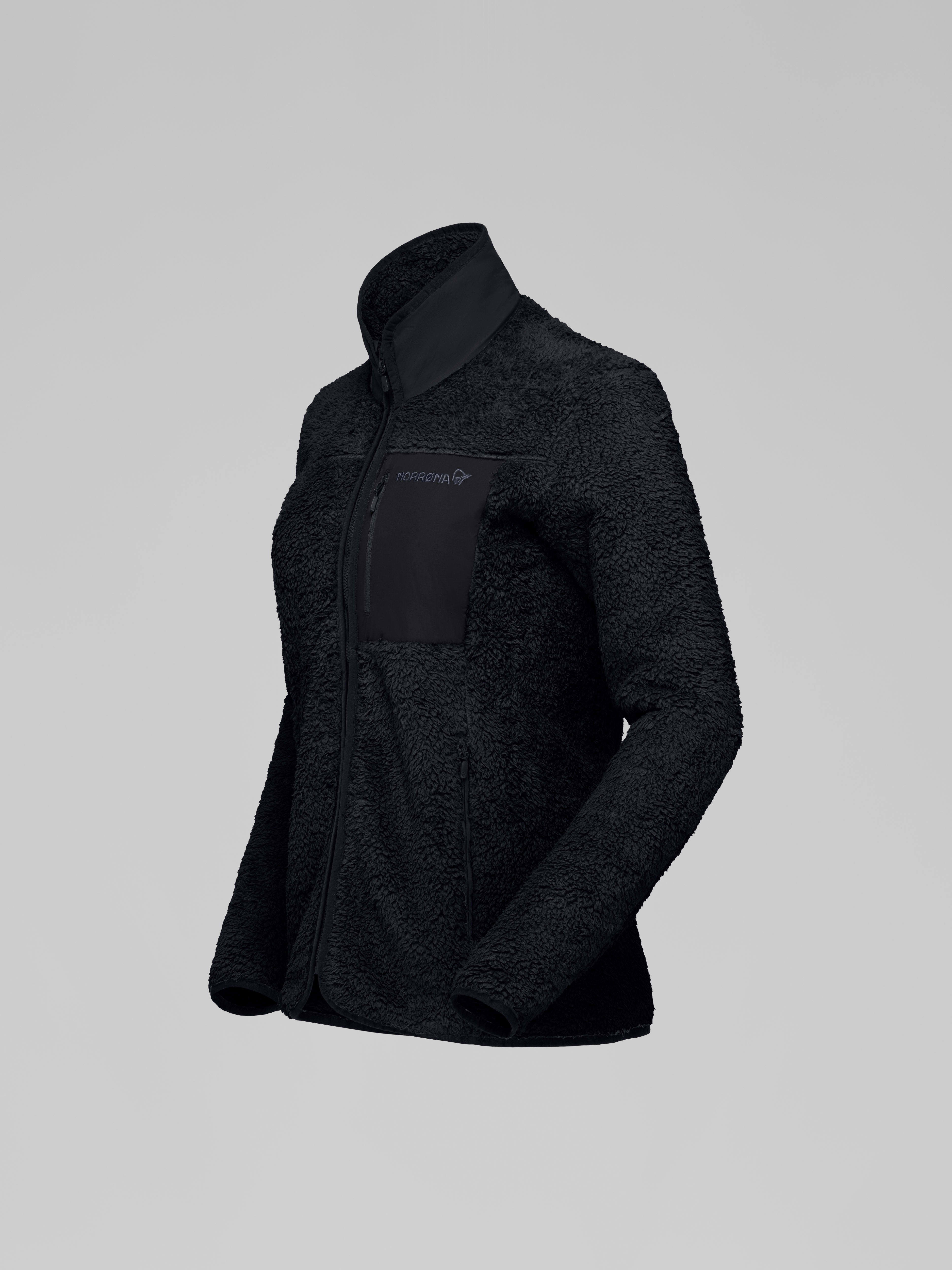 Packshot front left image of femund warm3 Jacket Caviar Black