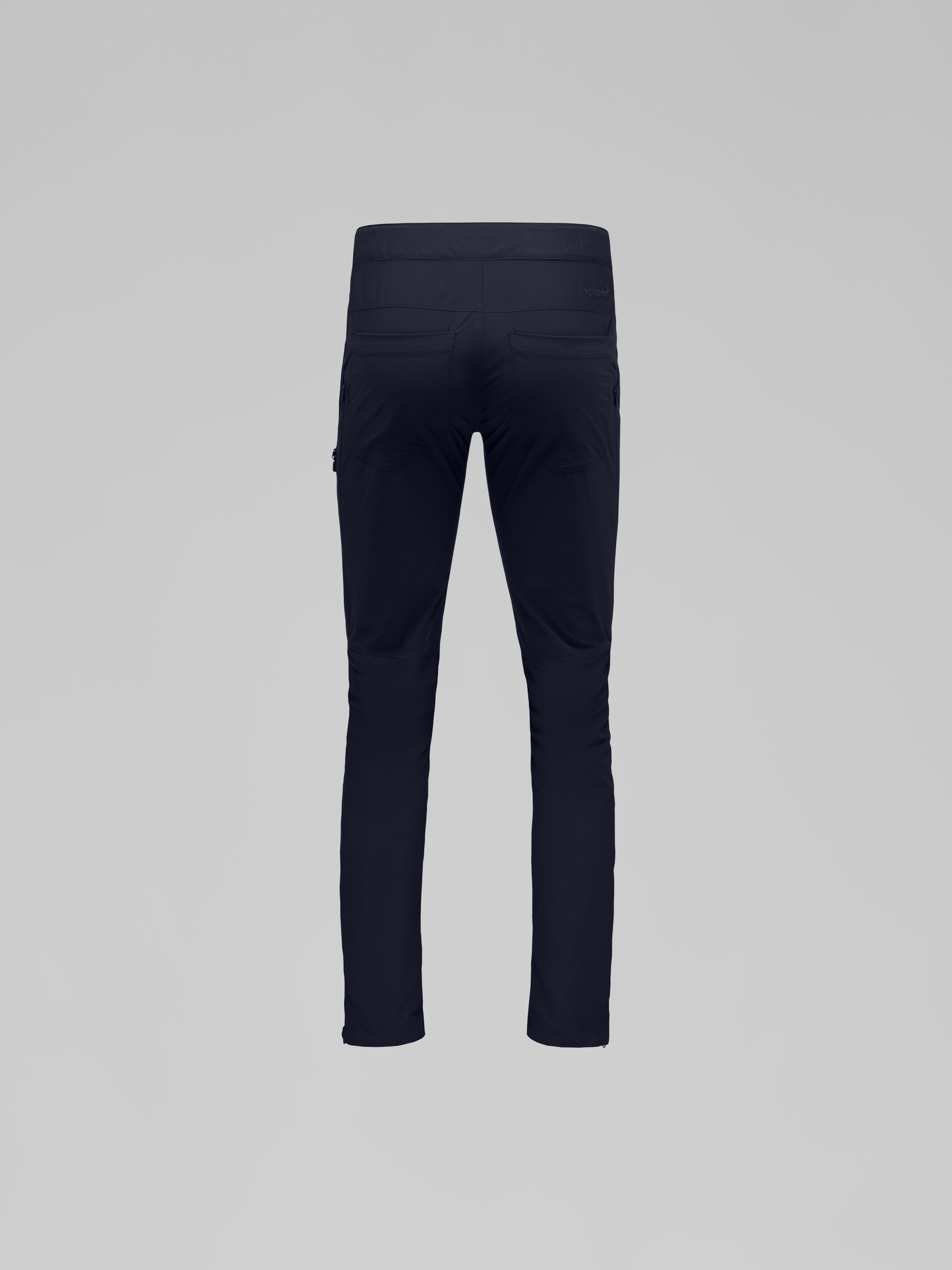 Packshot back image of femund flex1 lightweight Pants Caviar Black