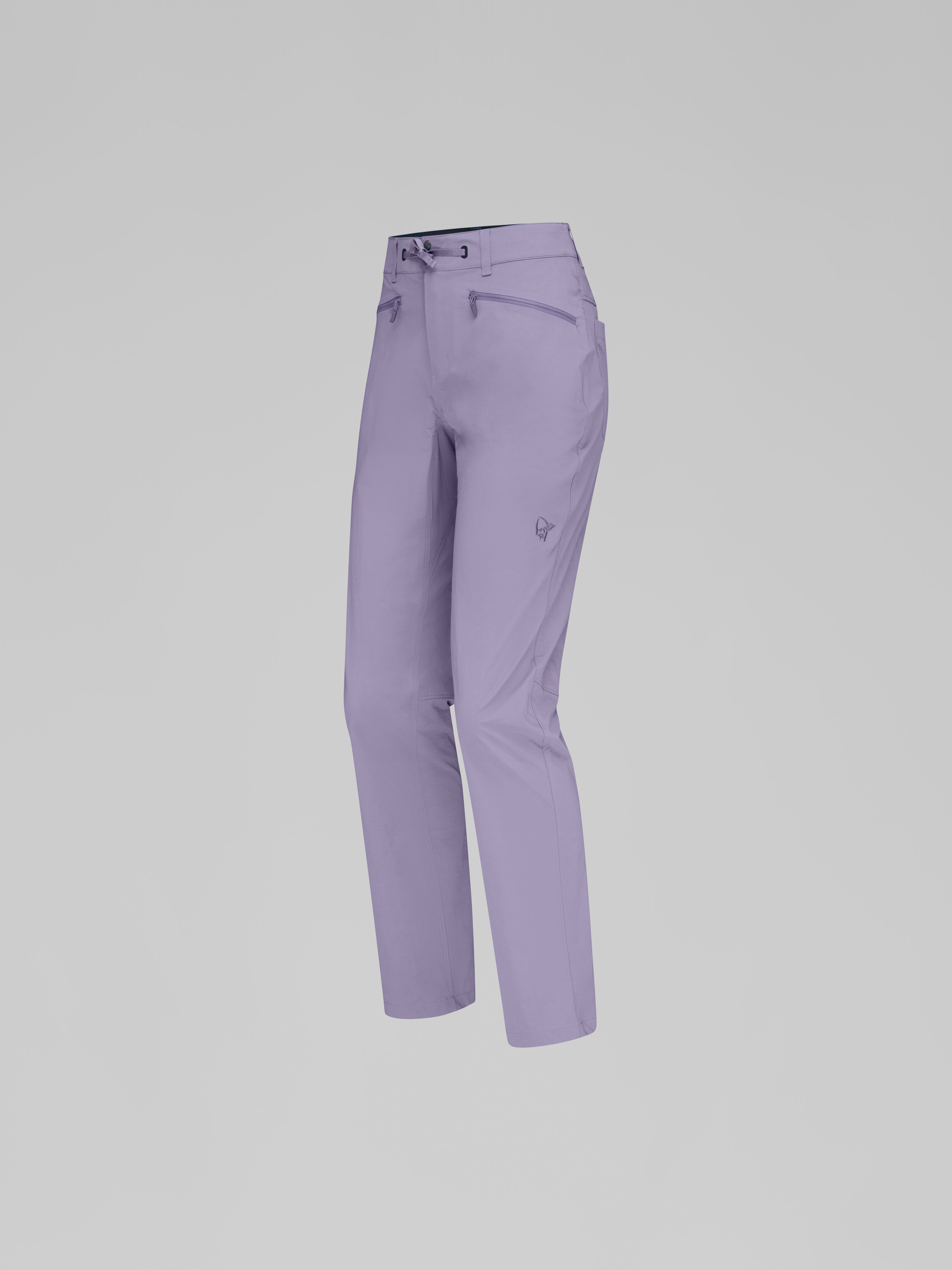 Packshot front left image of femund flex1 tech Pants Purple Sage