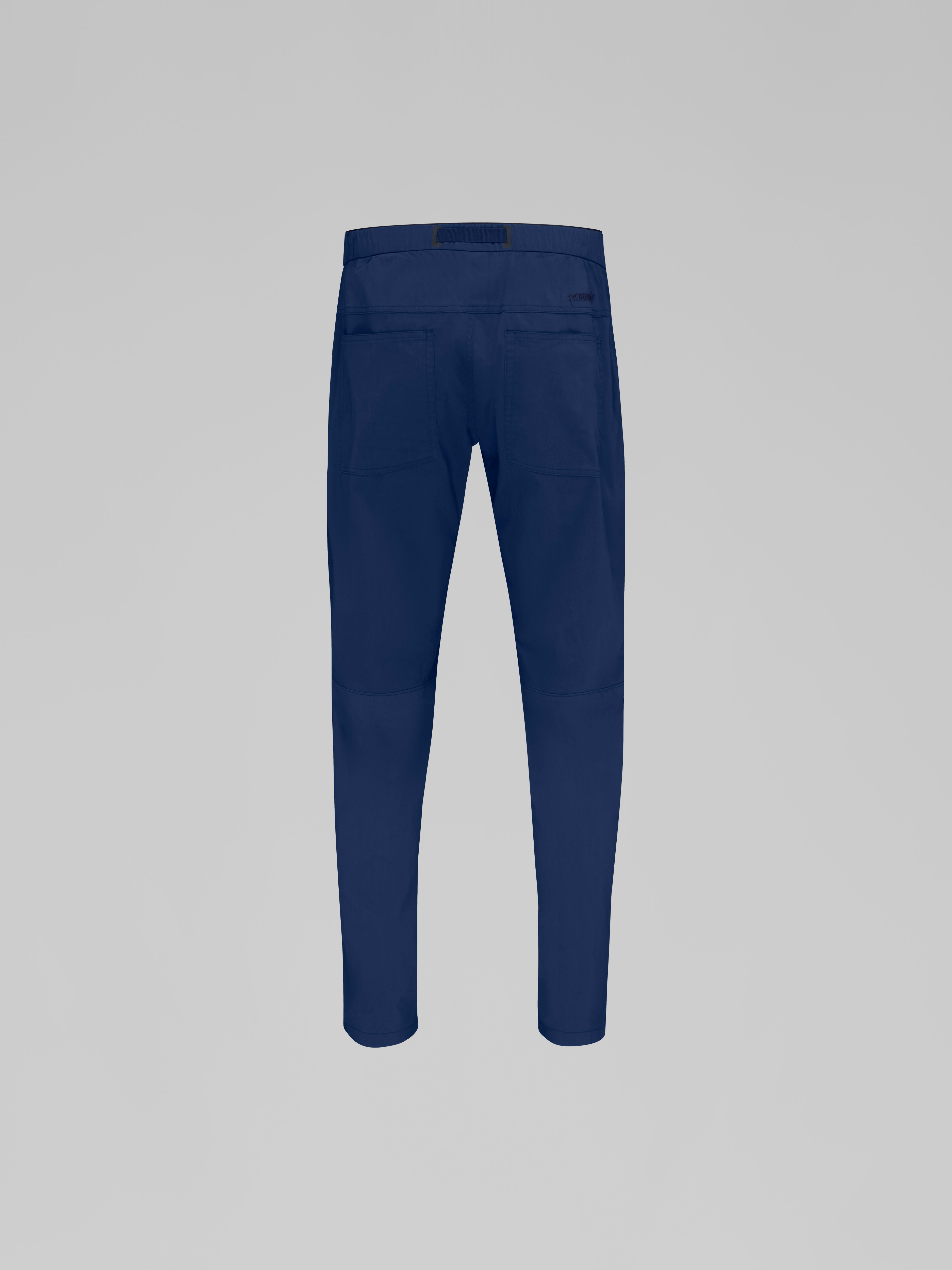 Packshot back image of femund mid cotton Pants Indigo Night