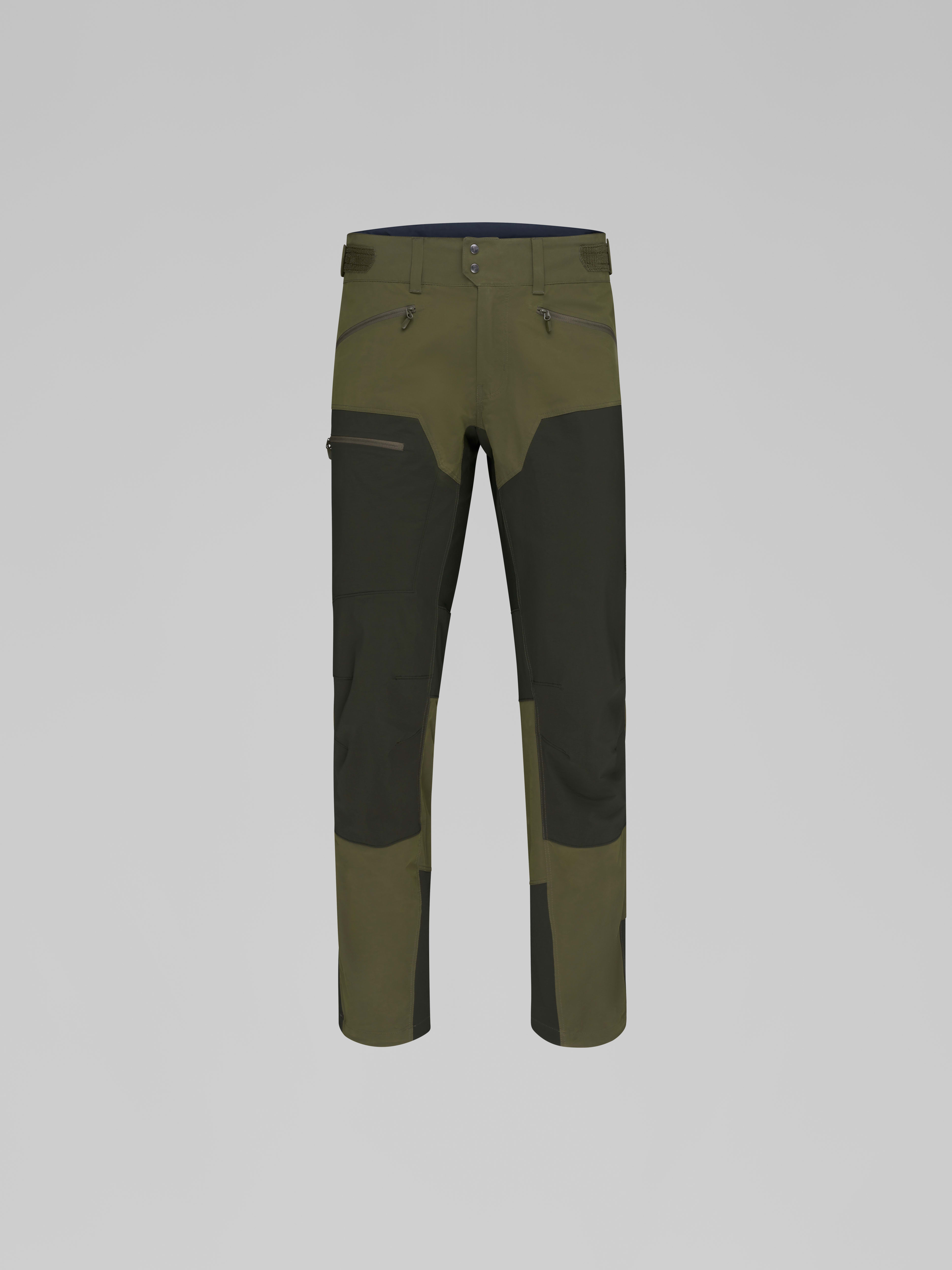 Packshot front image of femund cotton flex1 light Pants Olive Night/Rosin