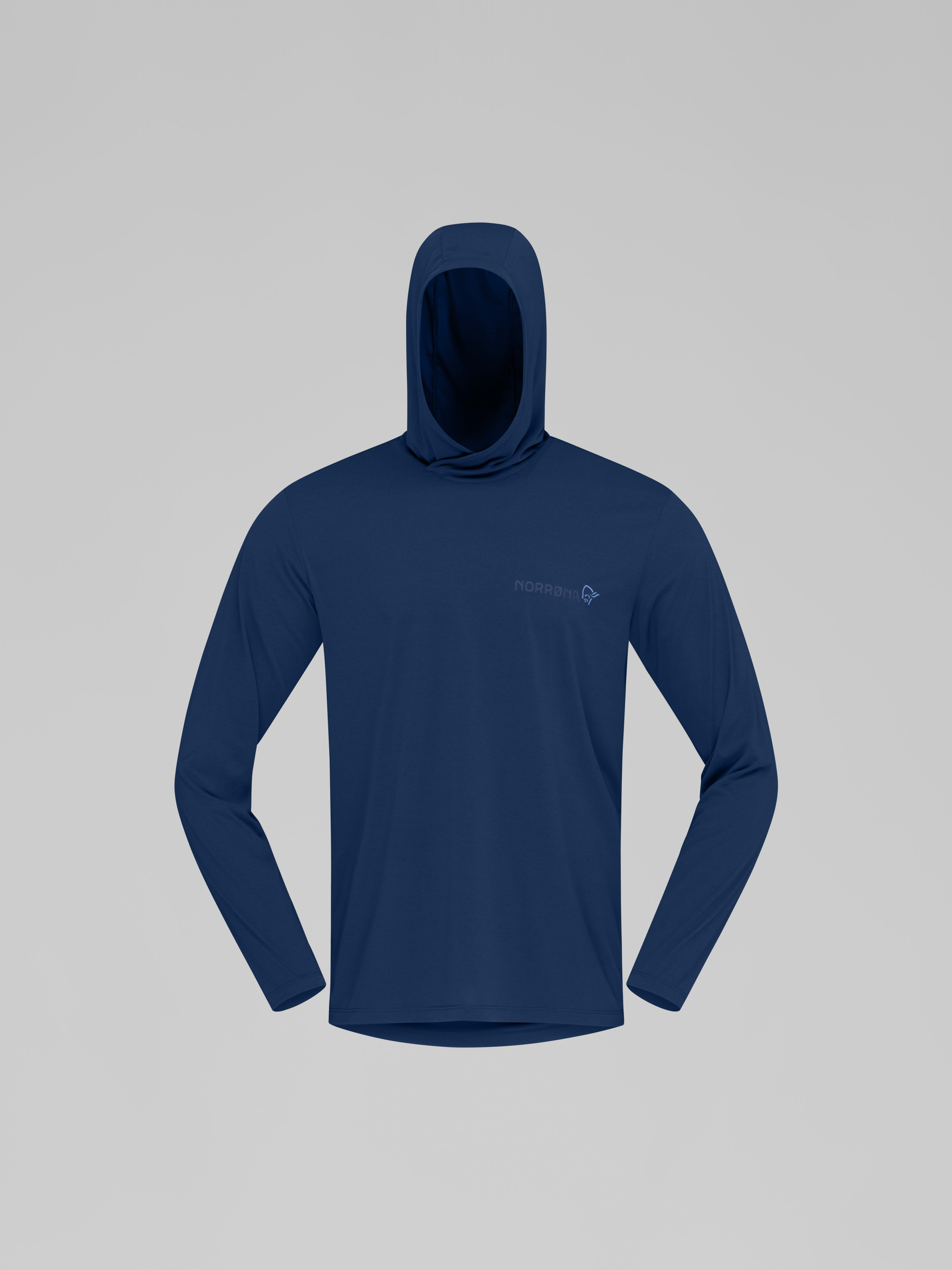 Packshot front image of femund tech Hood Indigo Night
