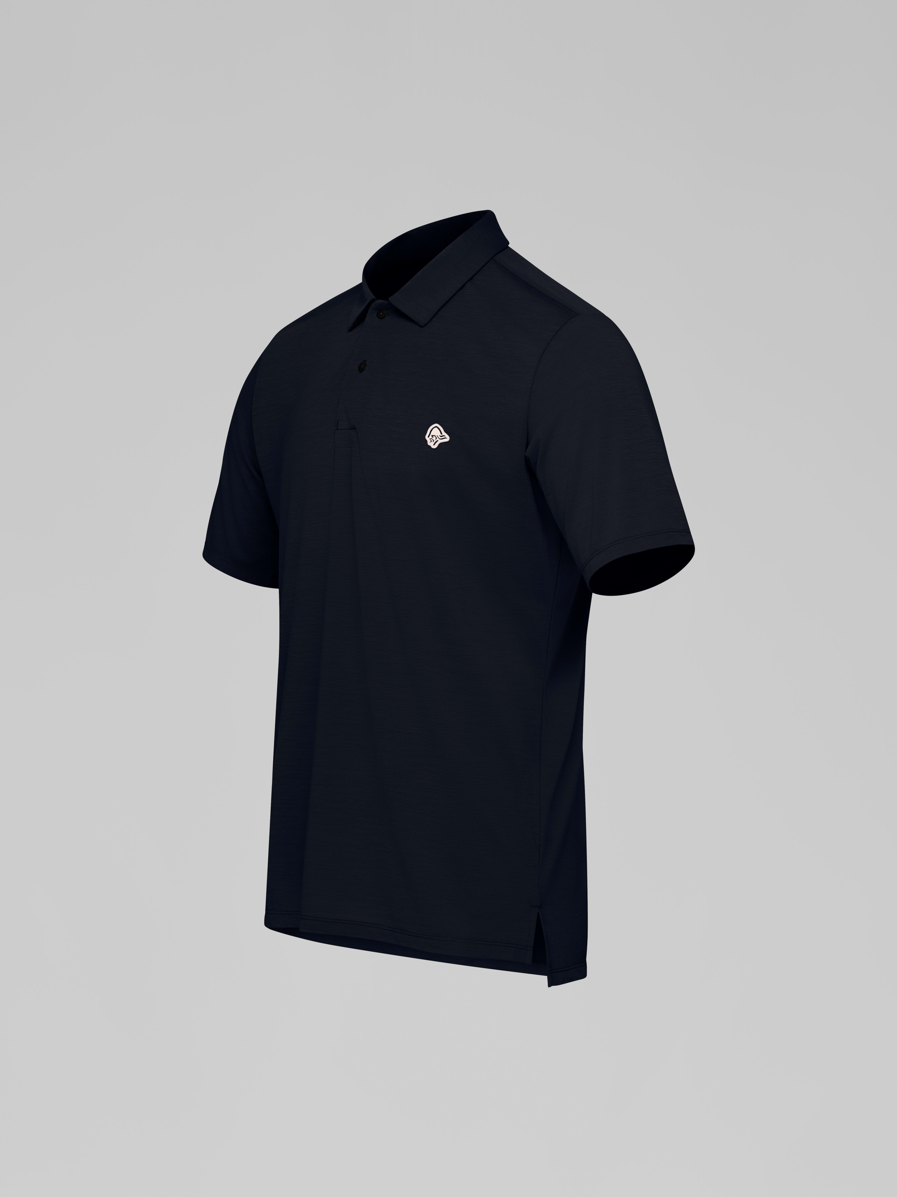 Packshot front left image of femund femund equaliserUll Polo Shirt M's Caviar Black