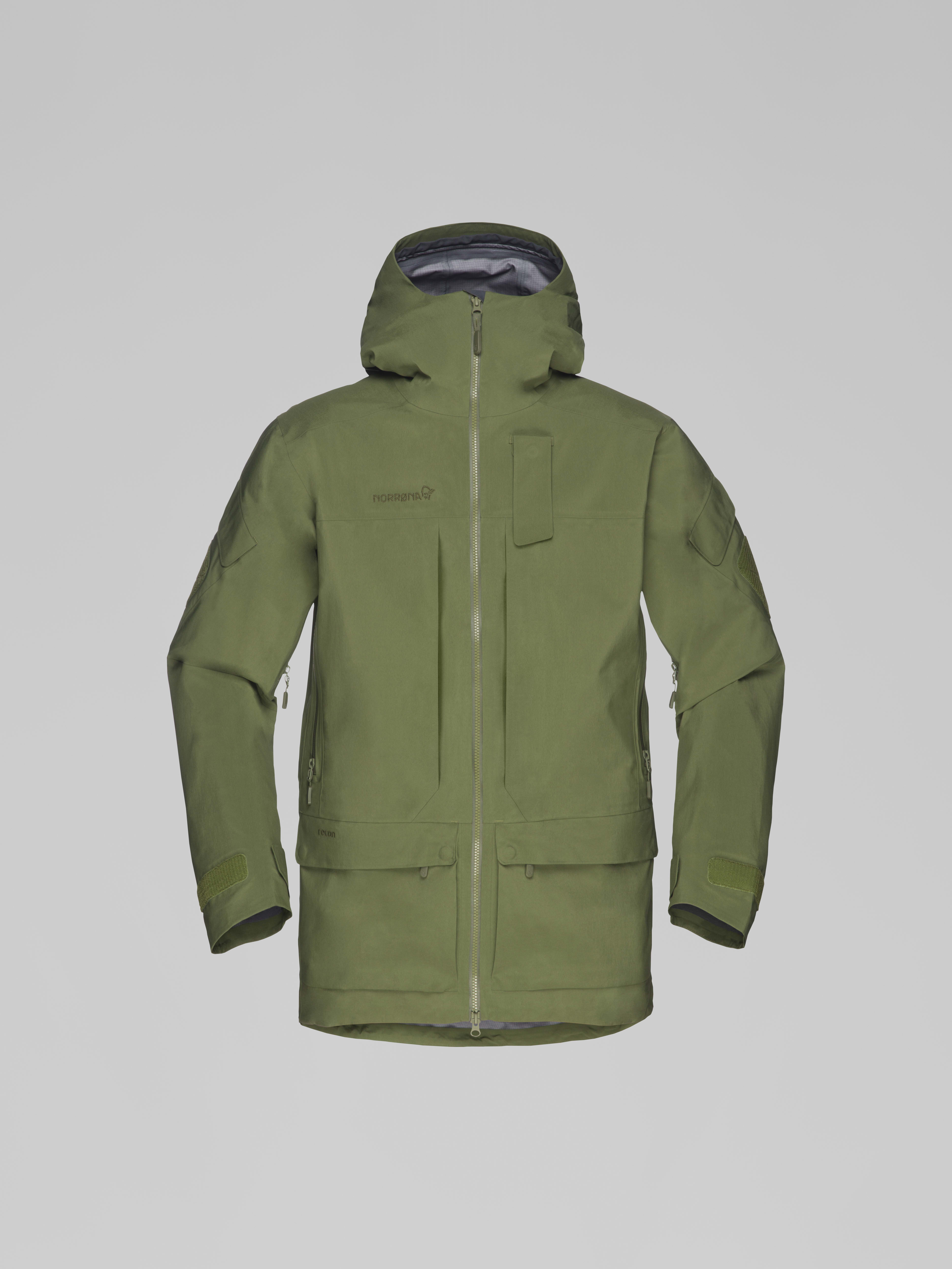 Packshot front image of recon Gore-Tex Pro Jacket Forest Green